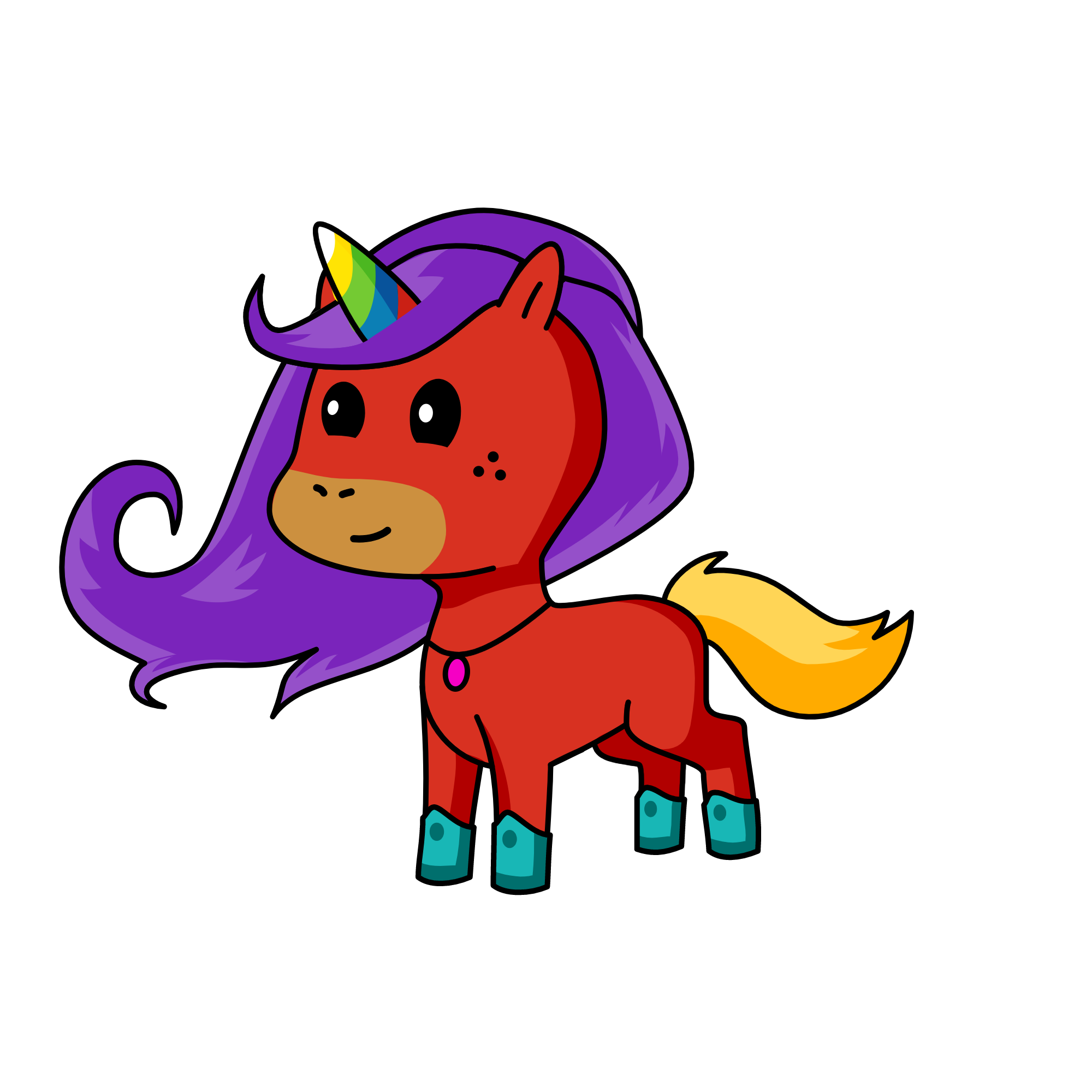 Ylecn, the unicorn