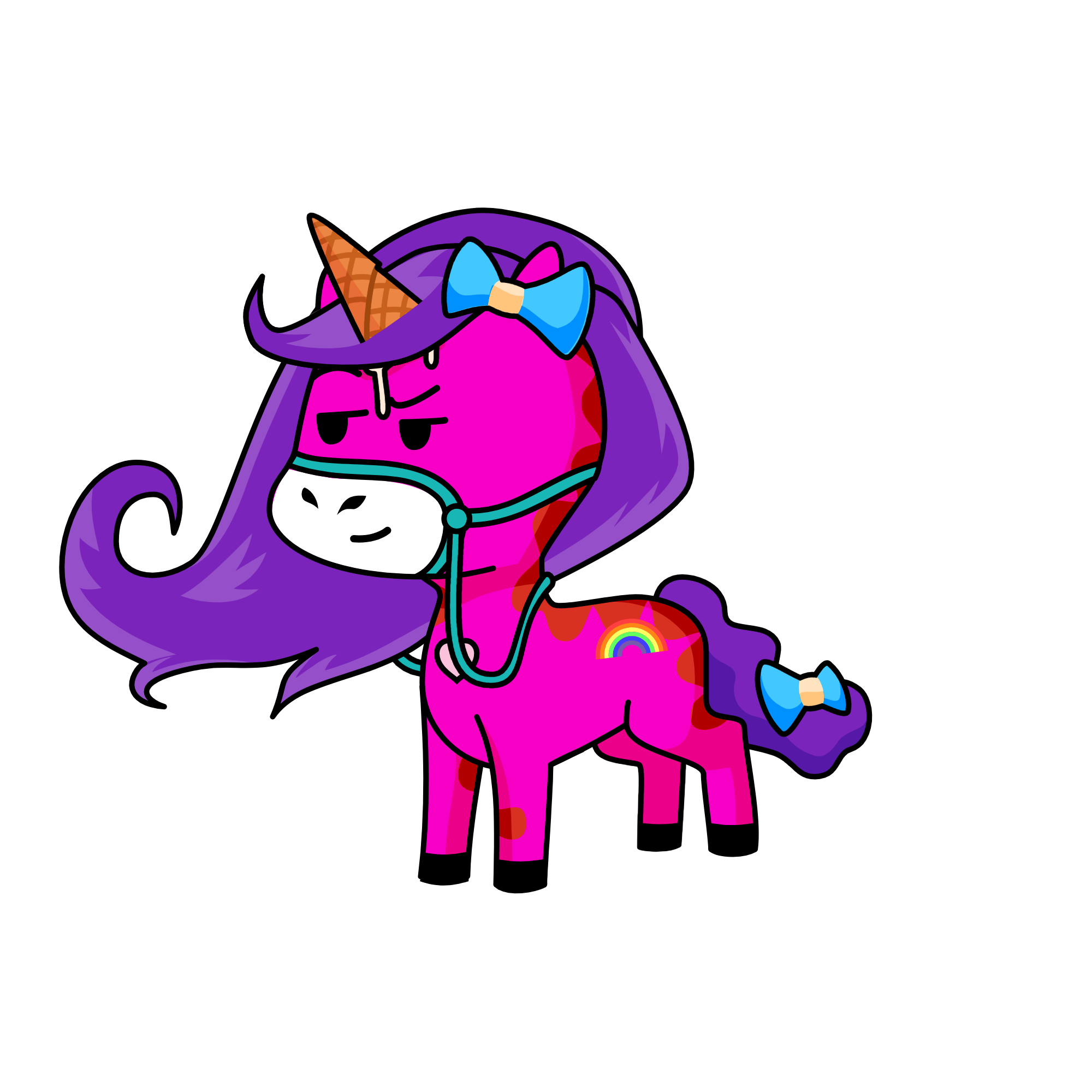 cotten candy, the unicorn