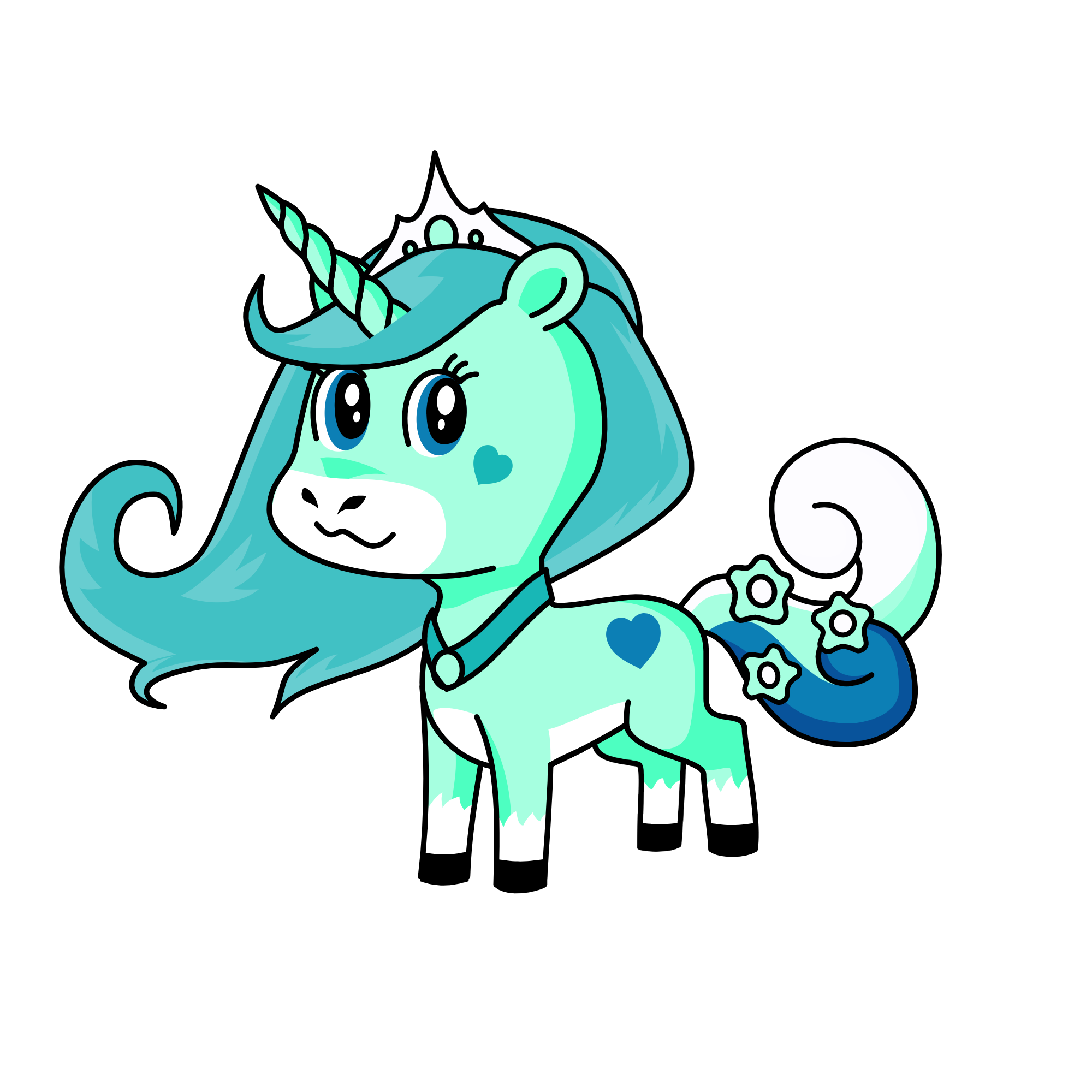 Icey Queen, the unicorn