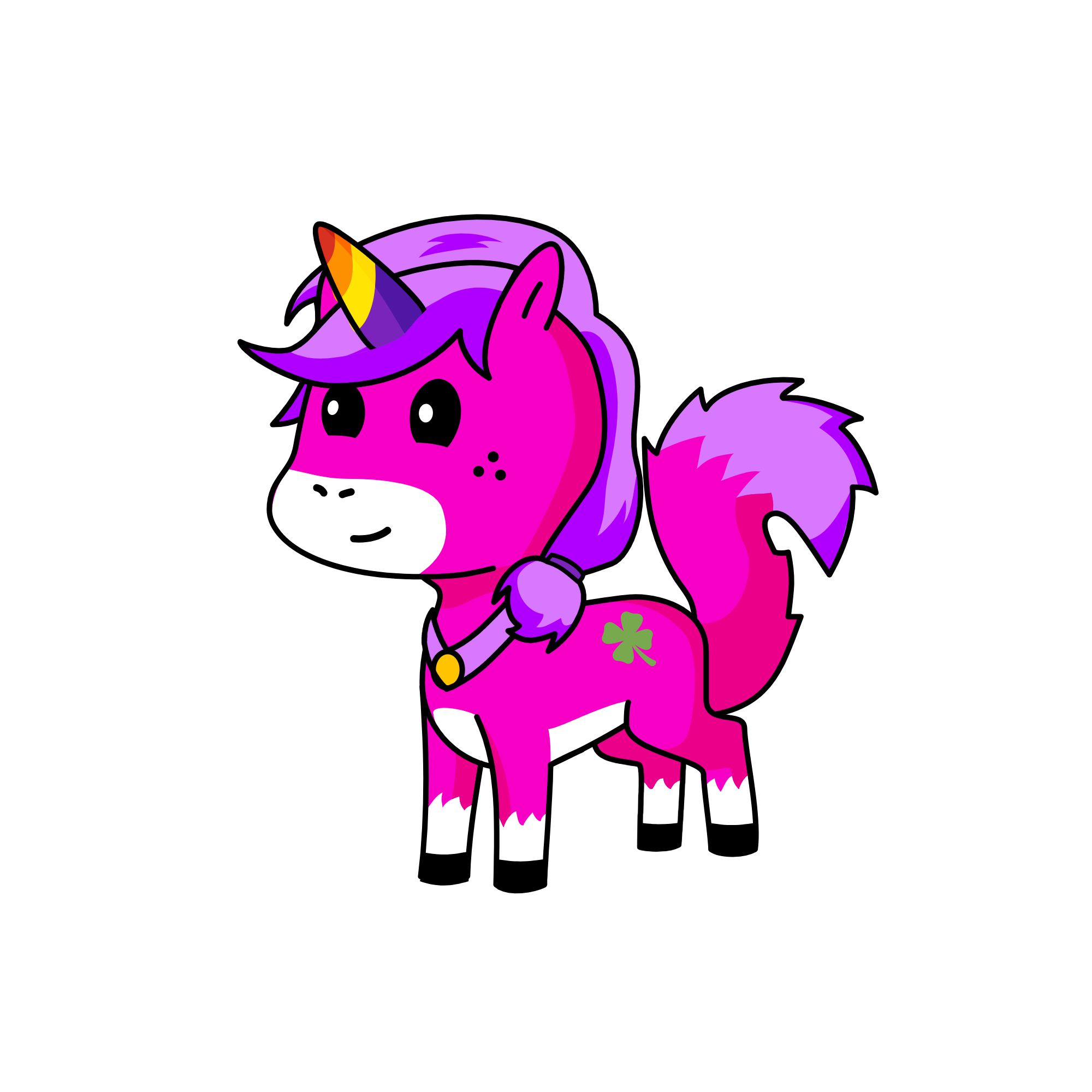 clover, the unicorn