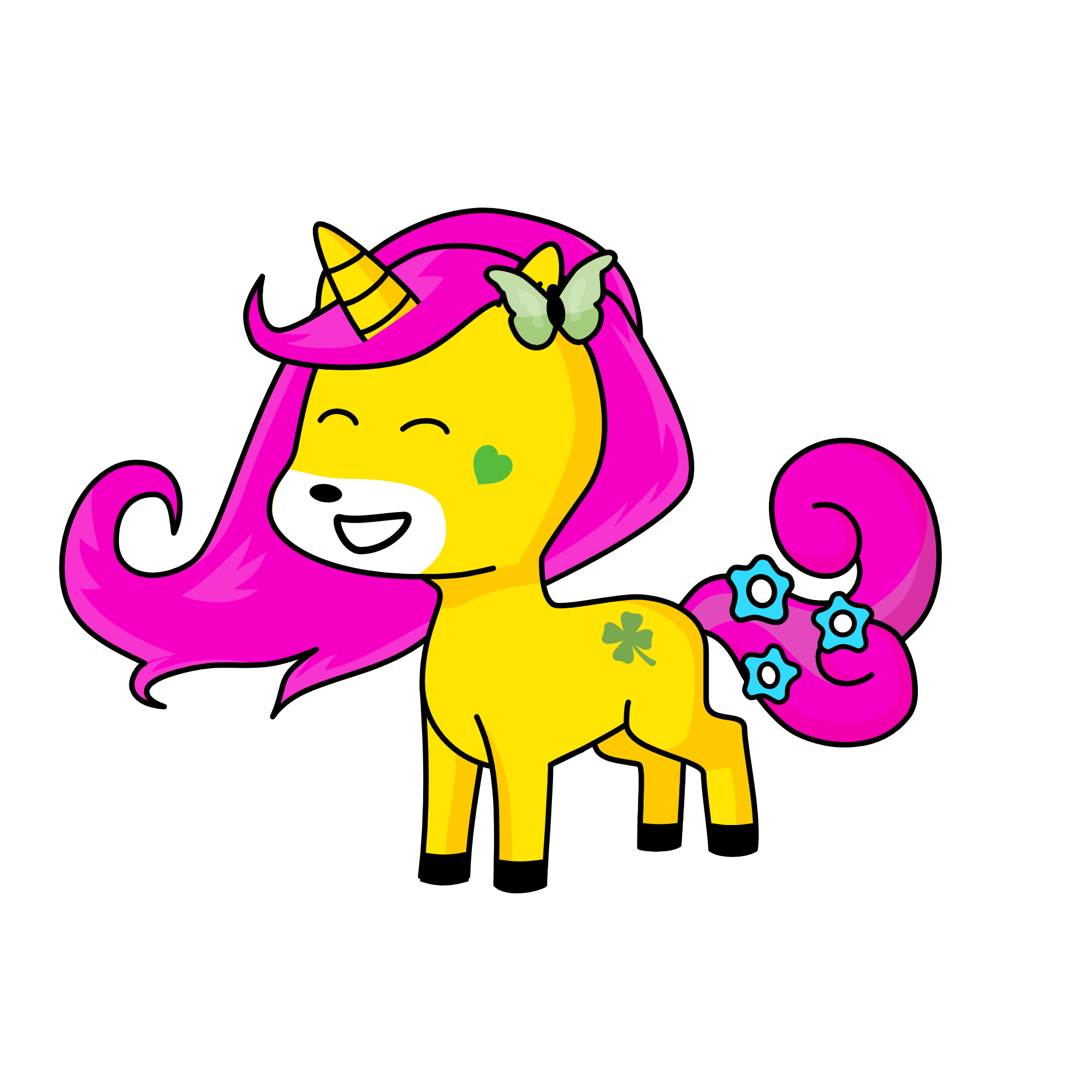 cool, the unicorn