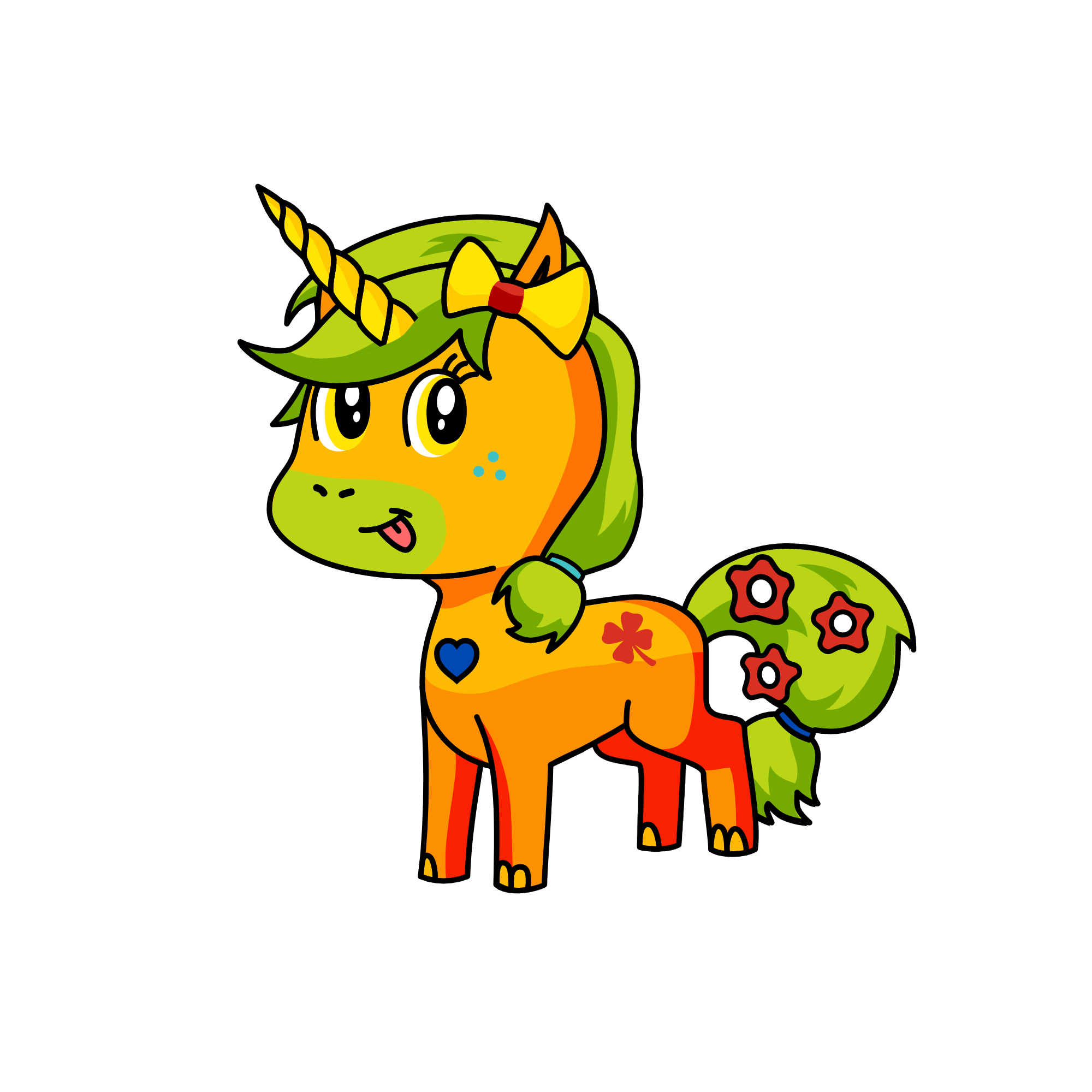 Pony, the unicorn