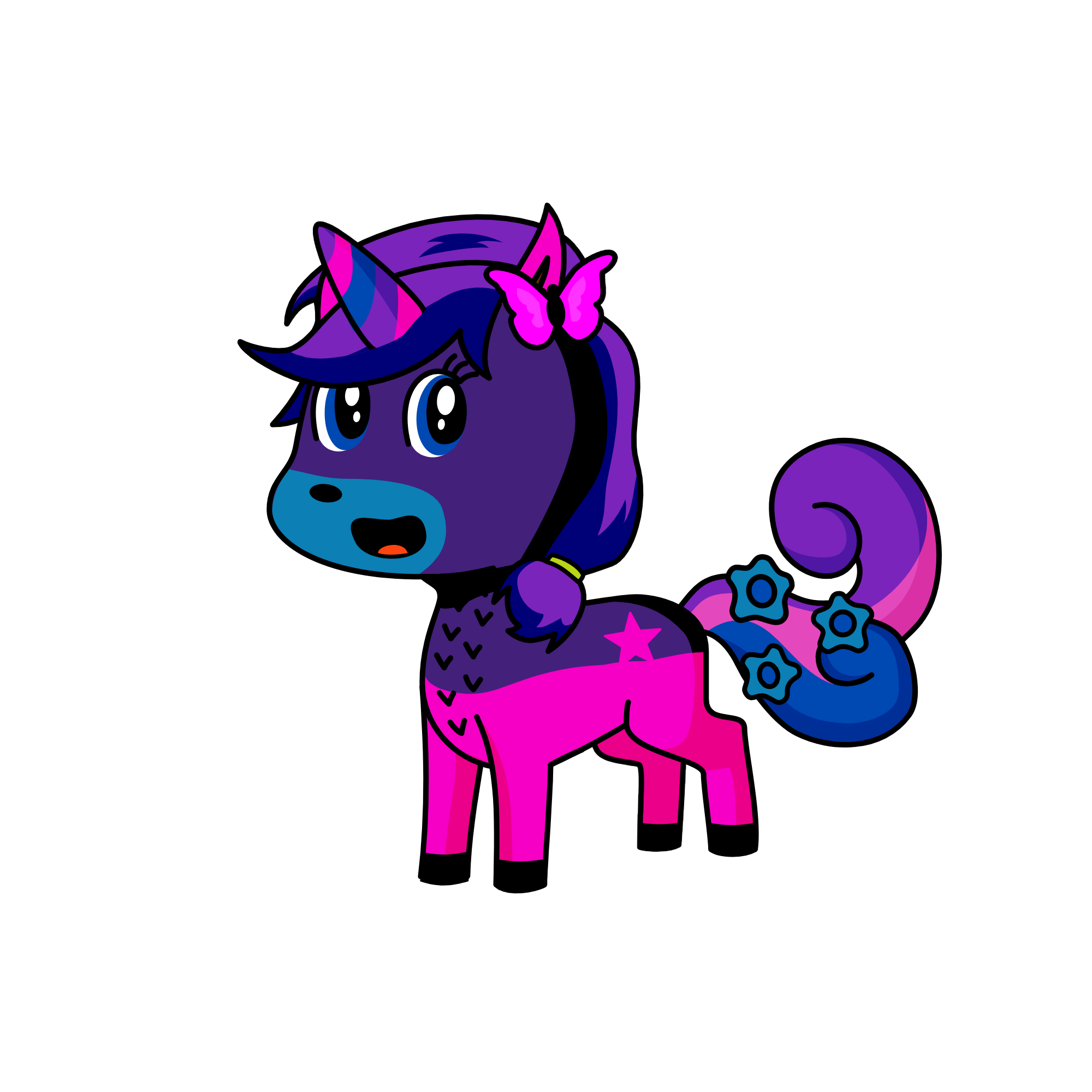 Galaxshy, the unicorn