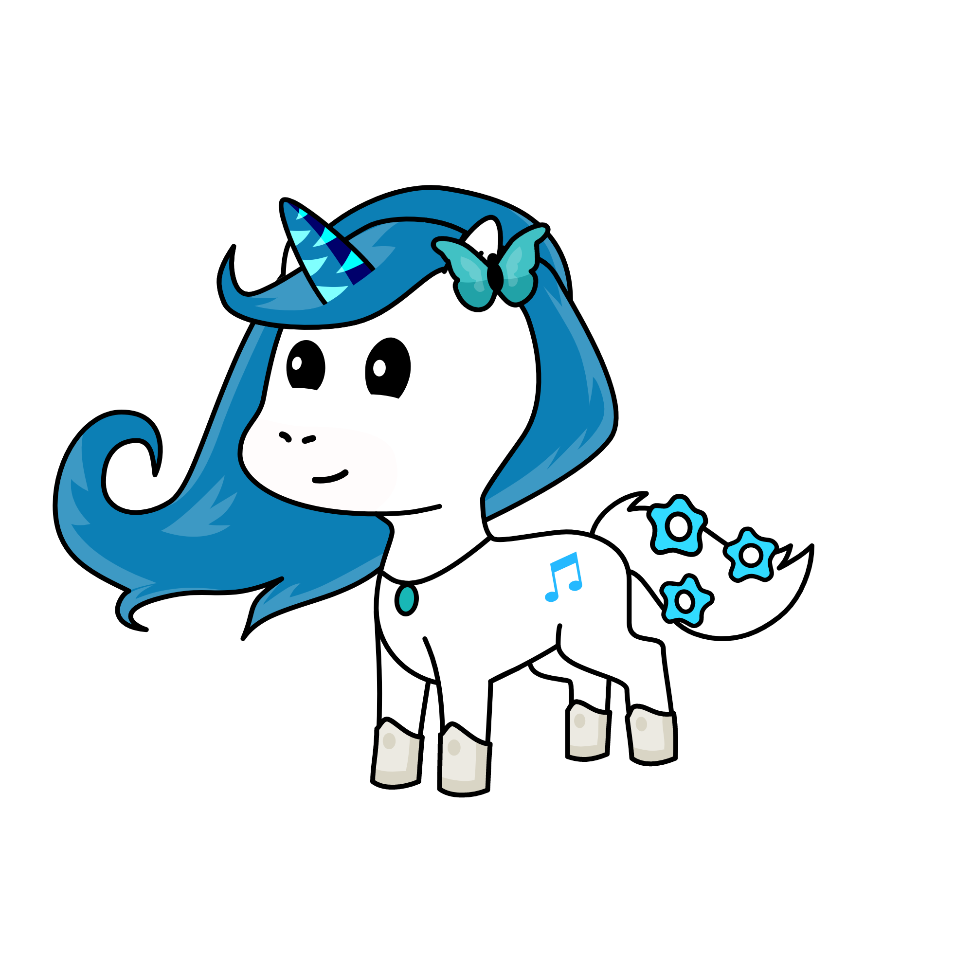 Icy, the unicorn