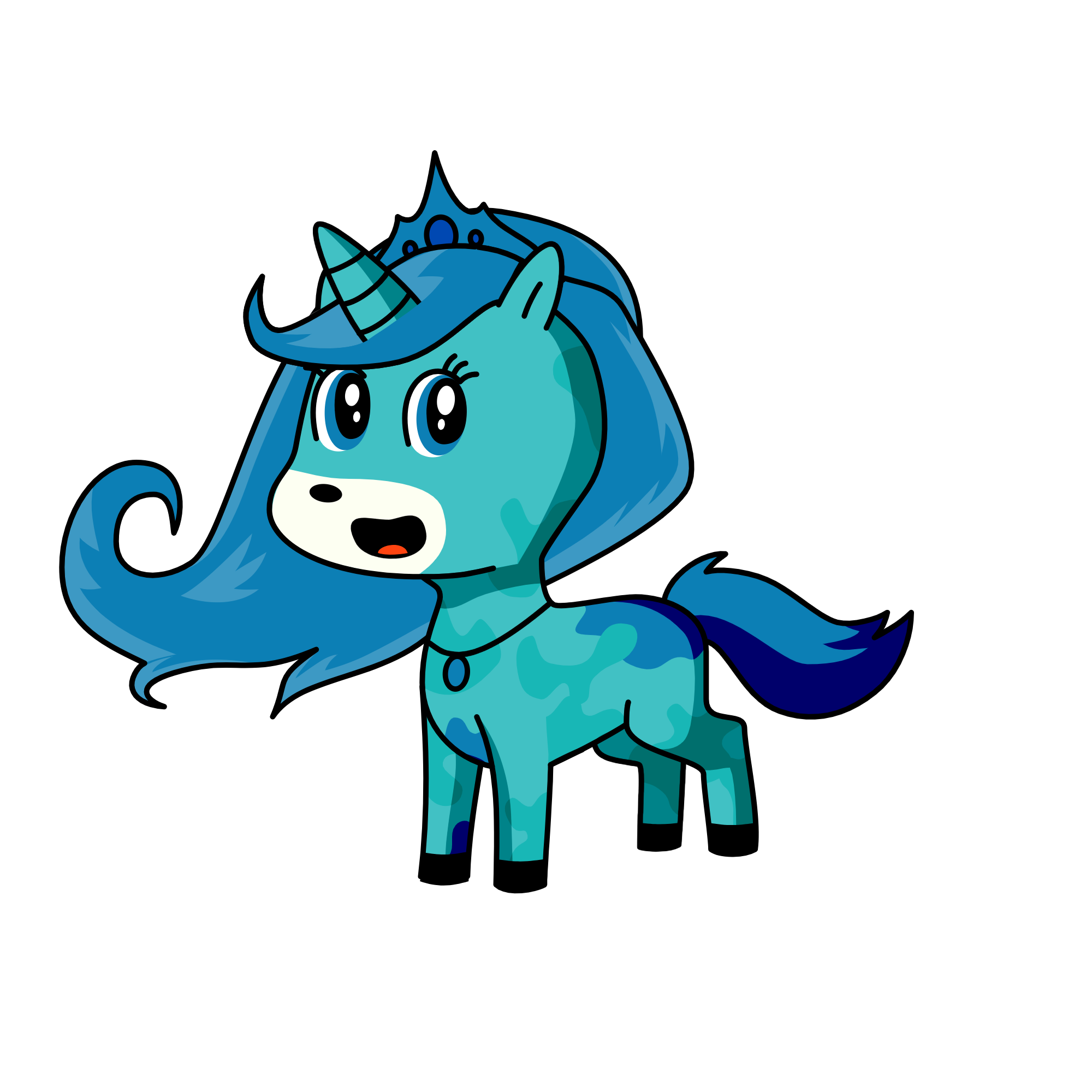 Snowy, the unicorn