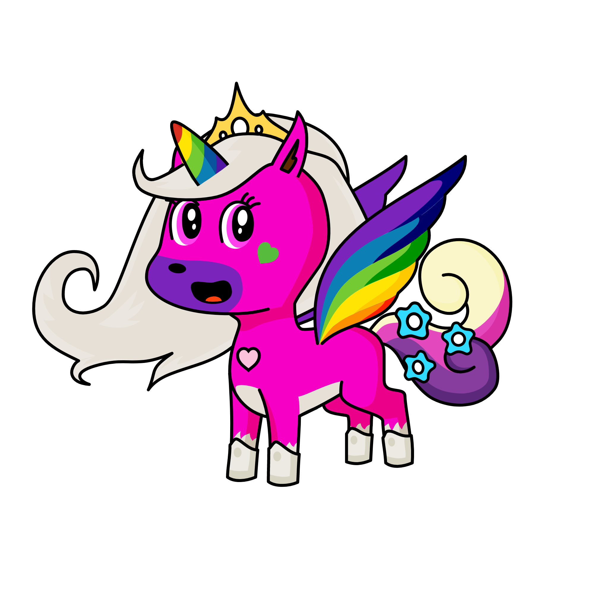 puteri ceri, the unicorn