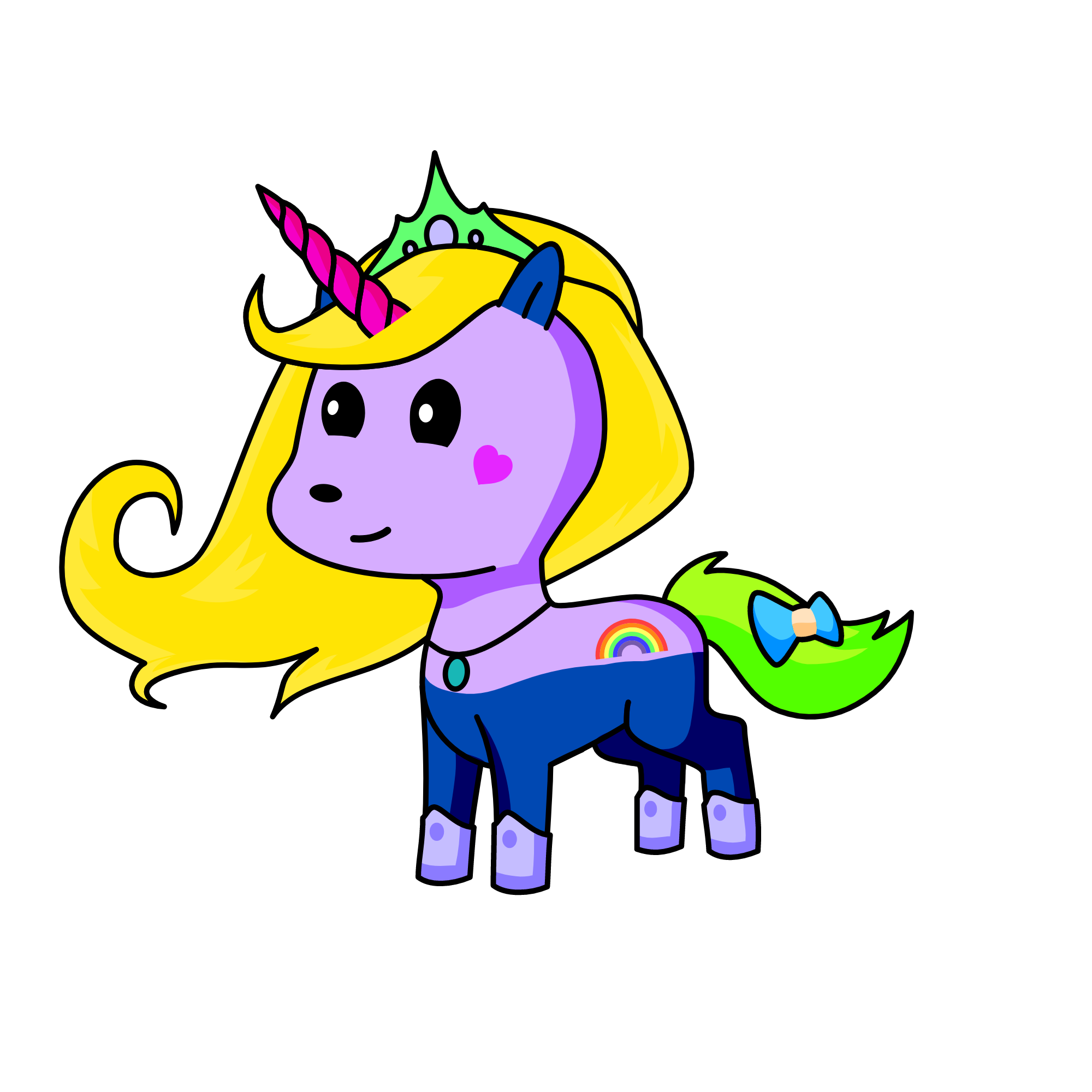 Amber, the unicorn