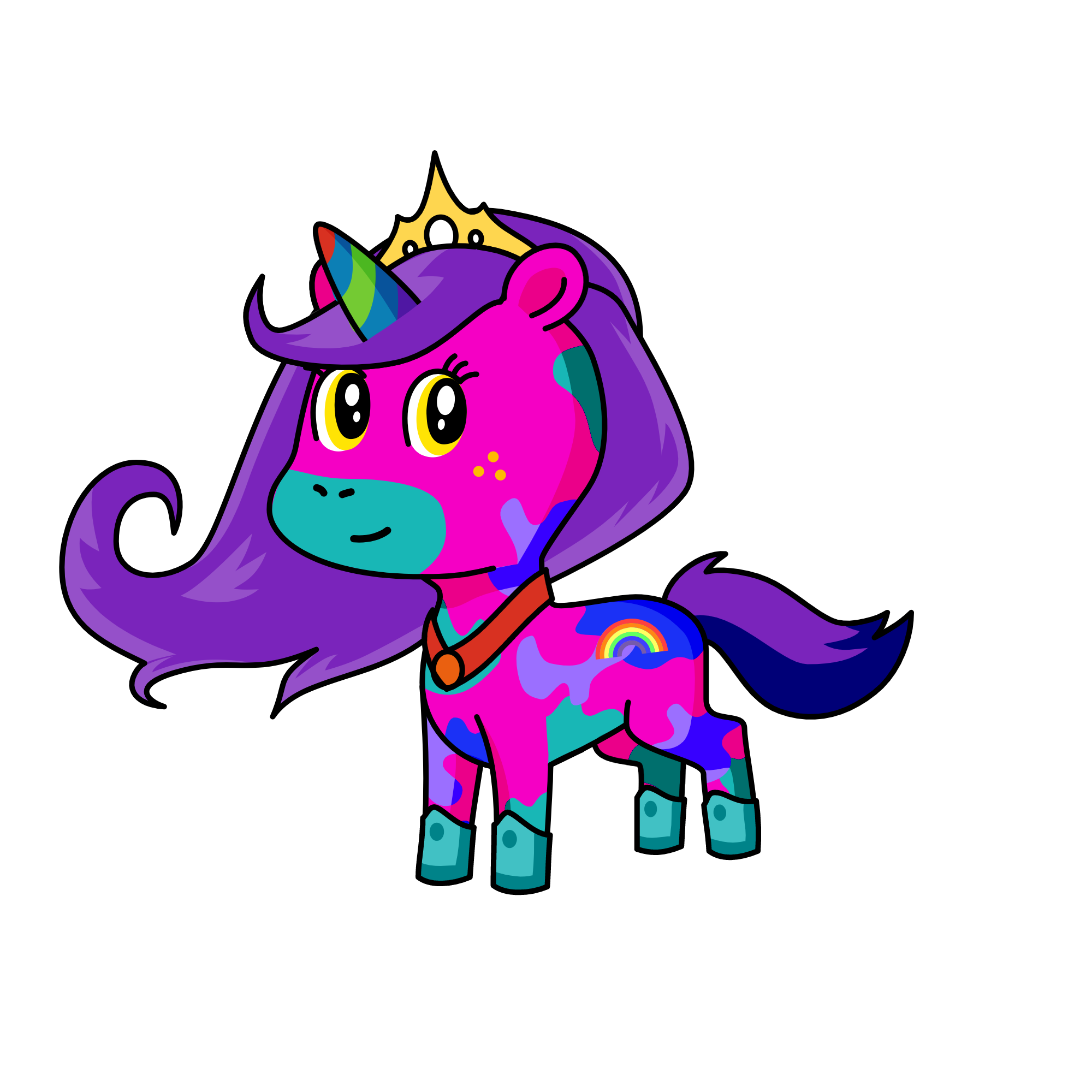 Princess Belinda, the unicorn
