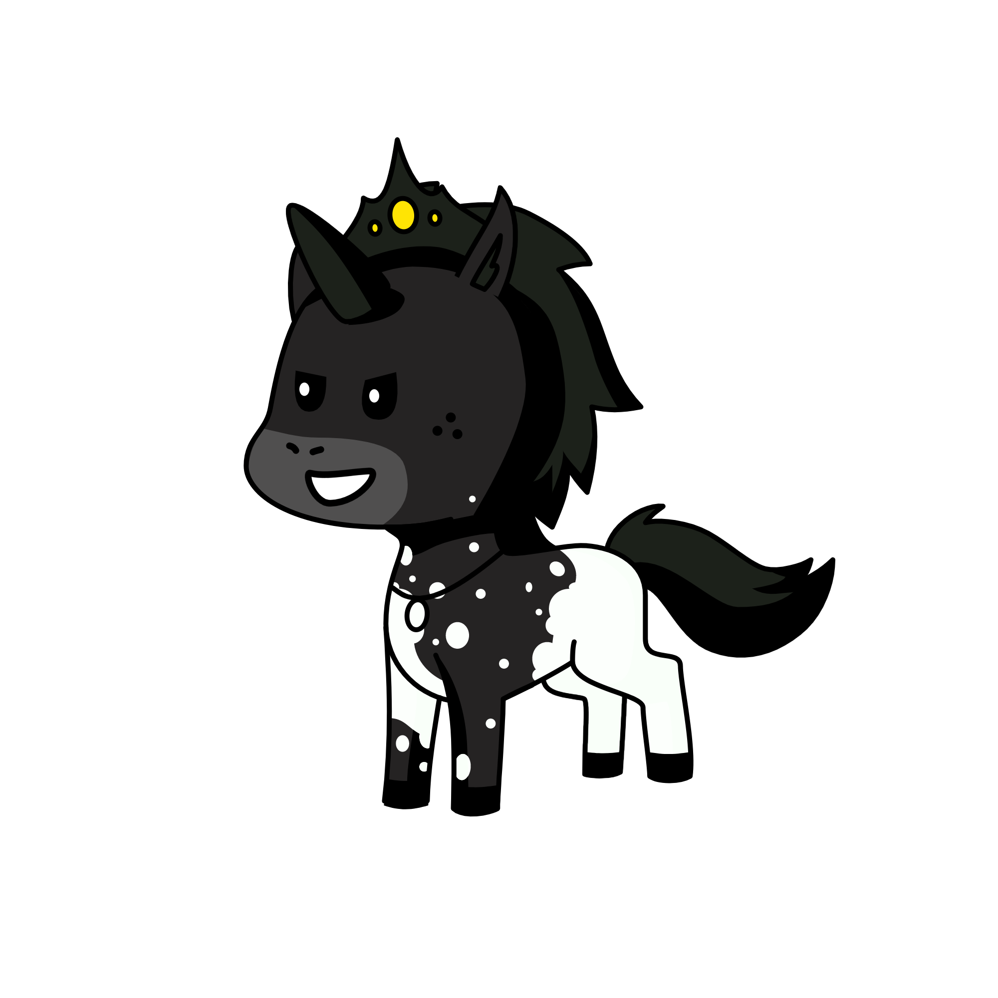 Darky, the unicorn