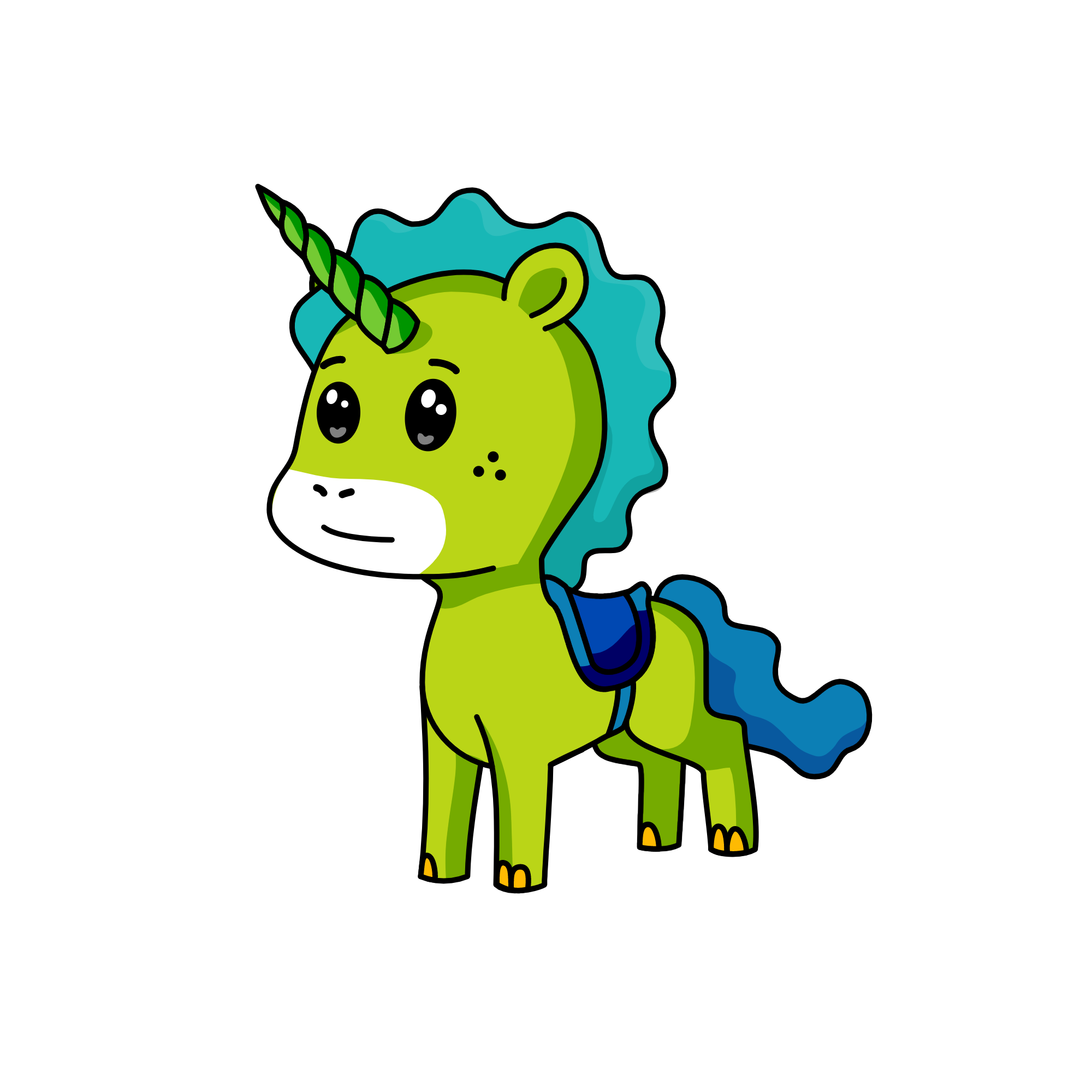 x, the unicorn