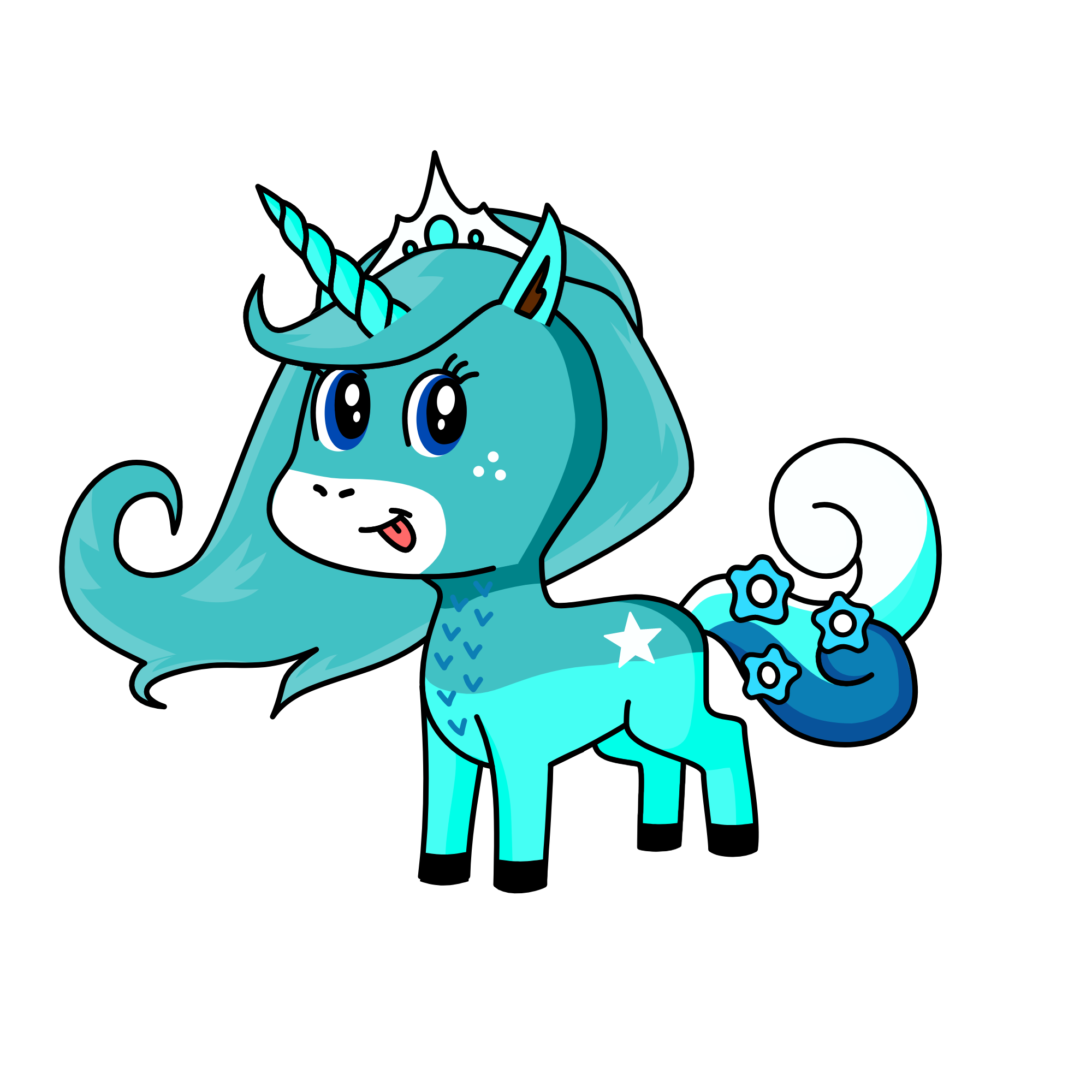 Icey Queen, the unicorn