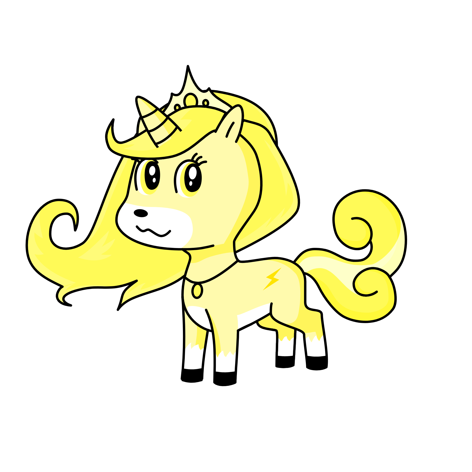 Shiny, the unicorn