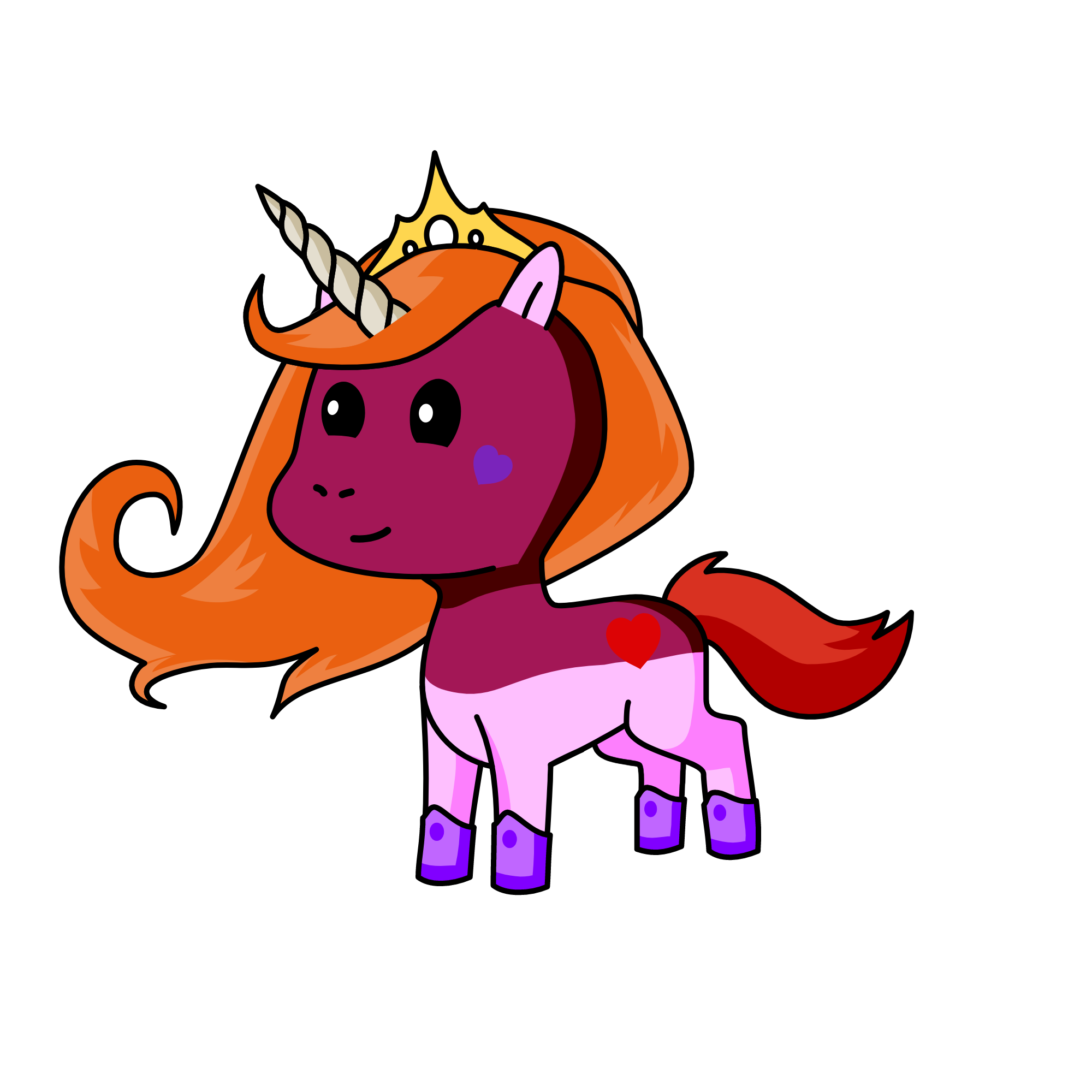 Rose, the unicorn
