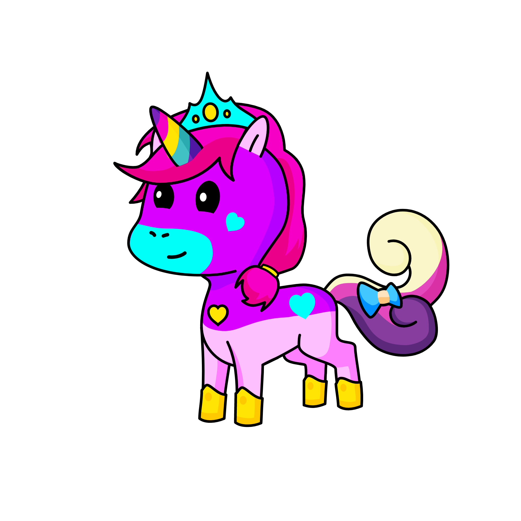 Royal Heart, the unicorn
