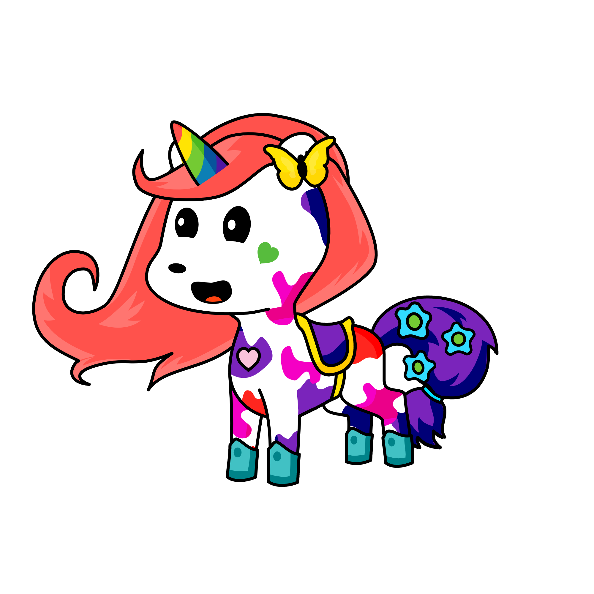Pinkie pie, the unicorn