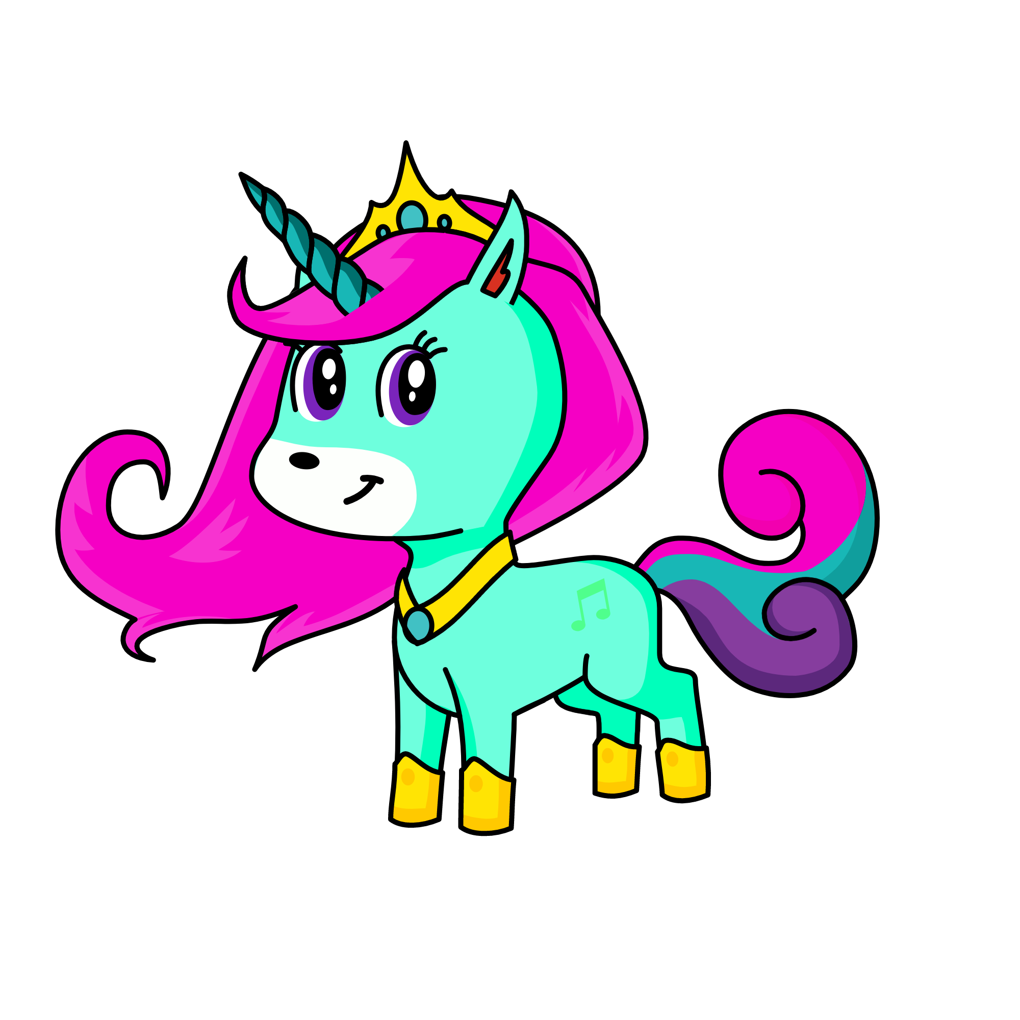 Mini, the unicorn