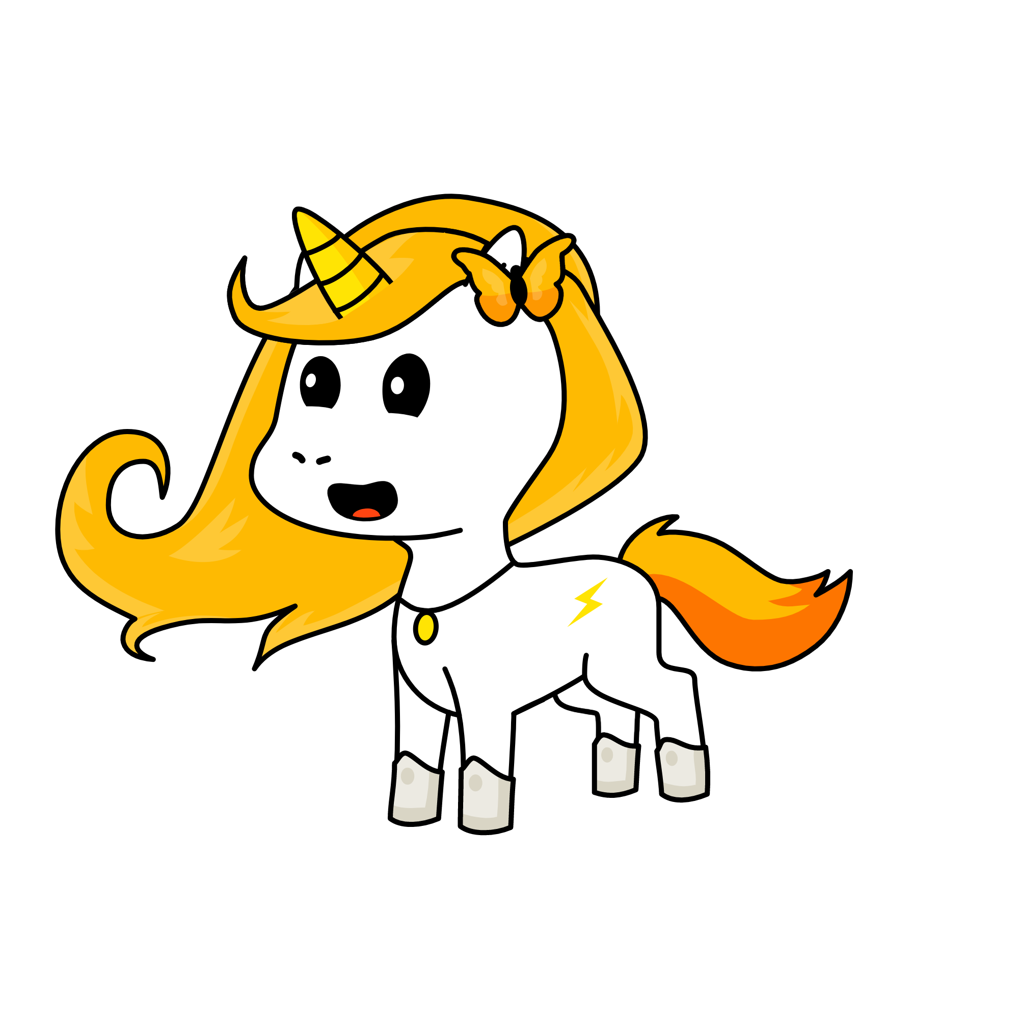 speedy, the unicorn