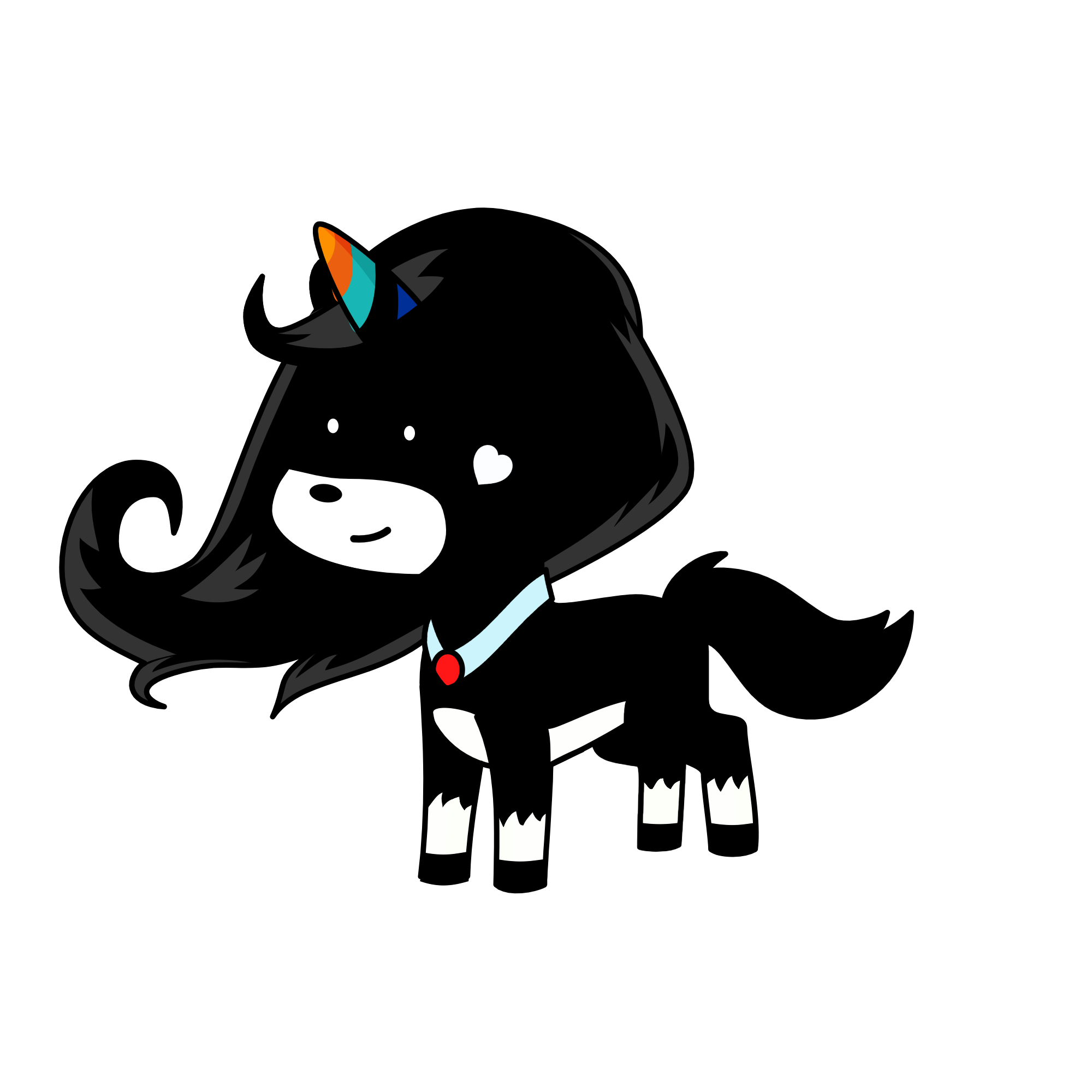 Bw, the unicorn