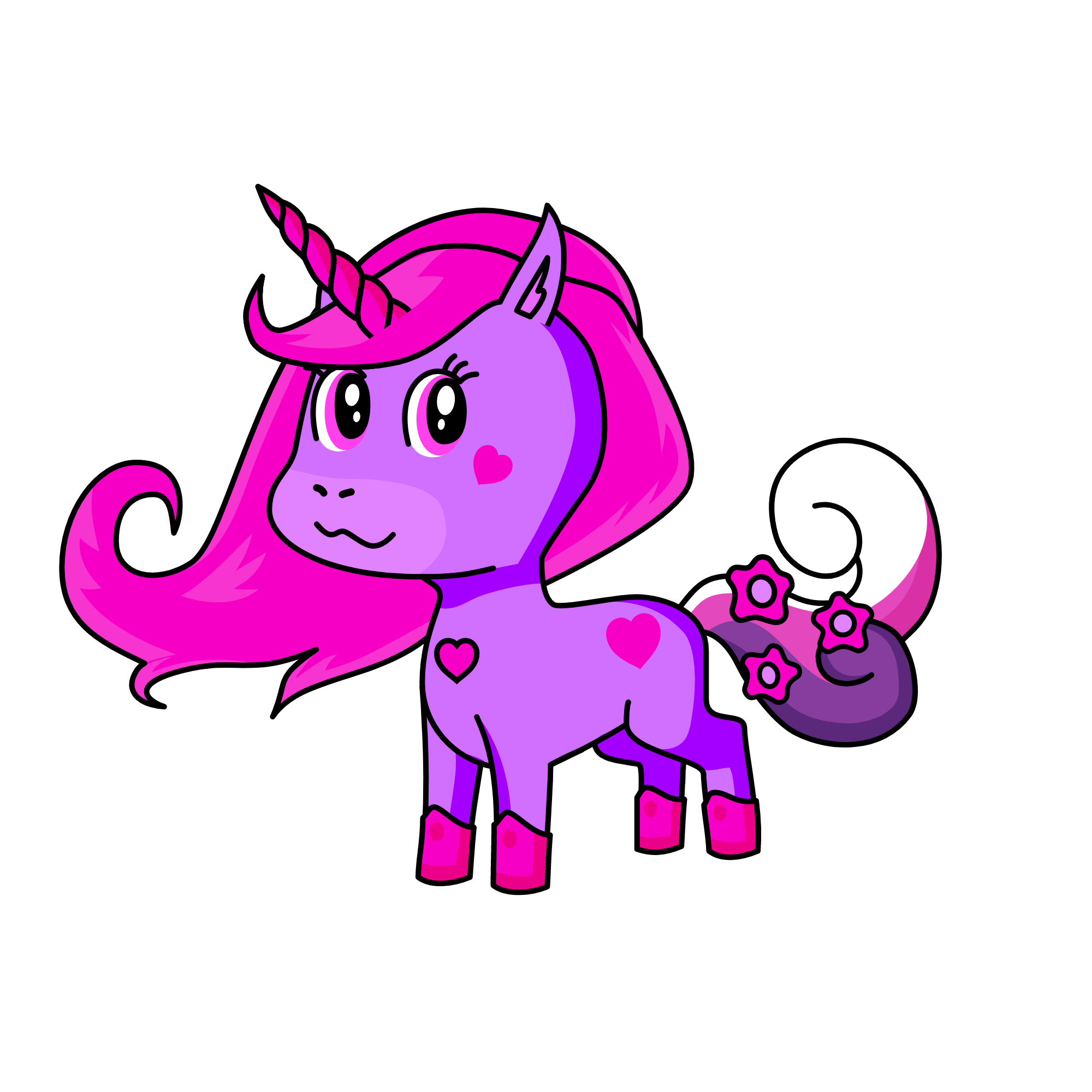 Princess Aurora, the unicorn