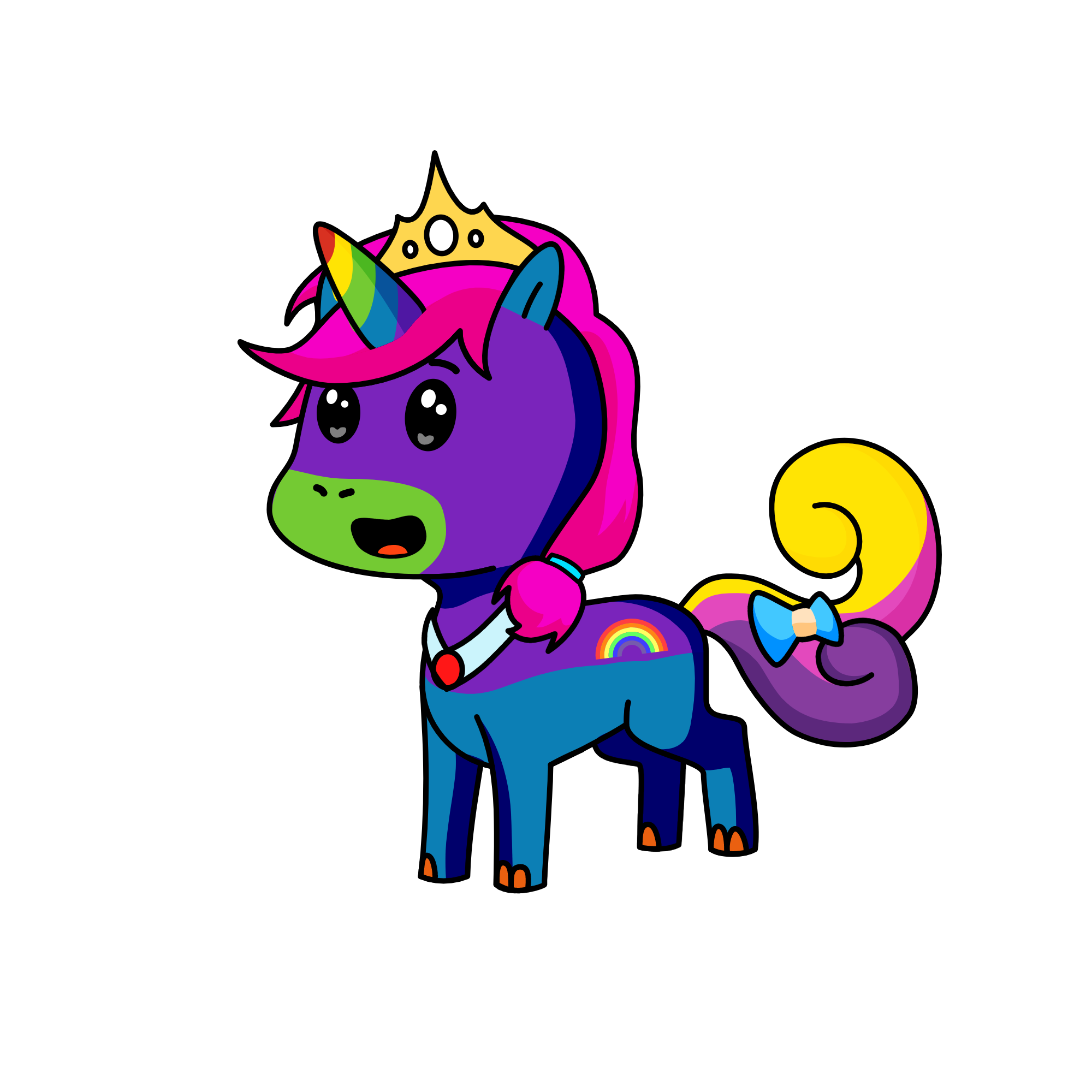 COLORES, the unicorn