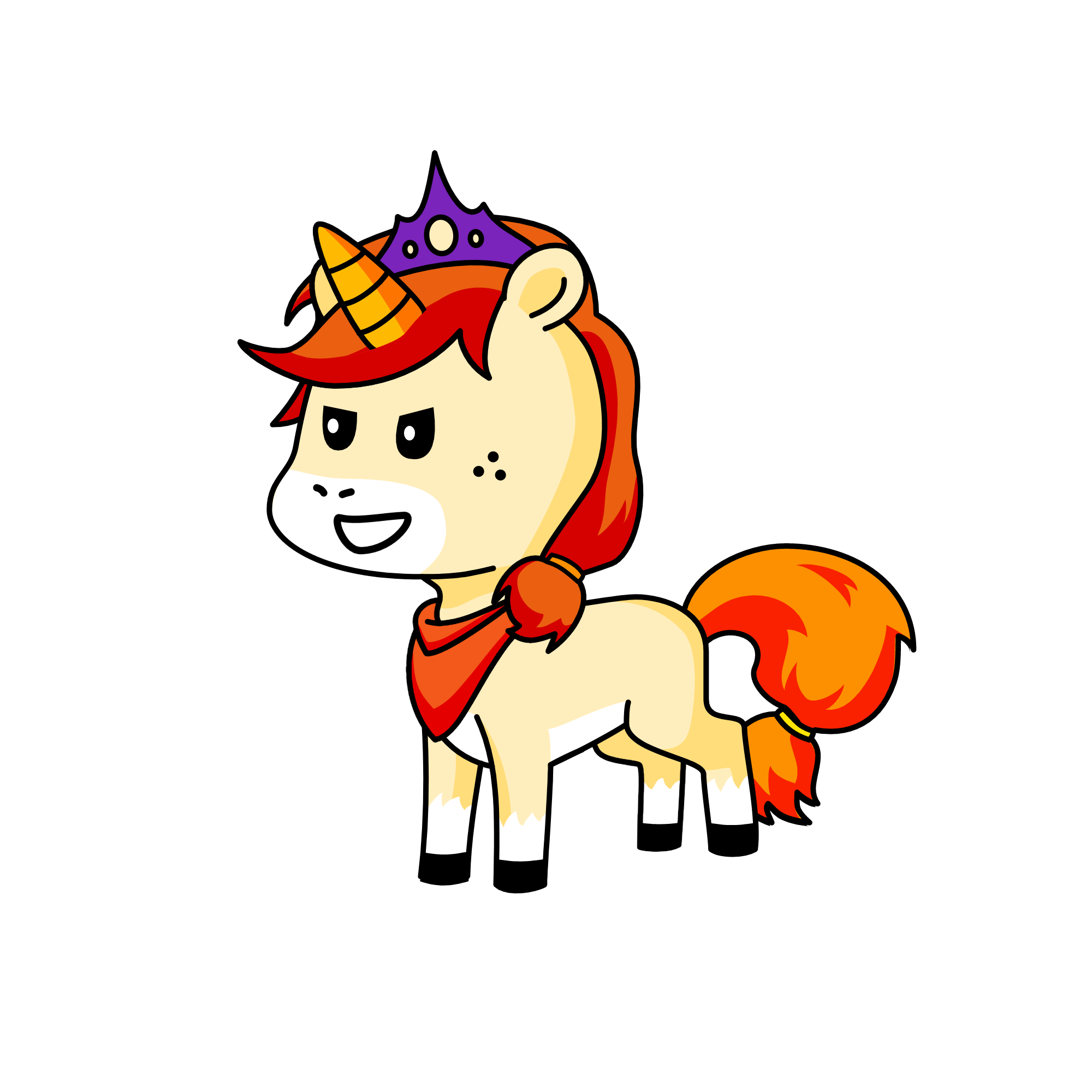 the amazing apple jak, the unicorn