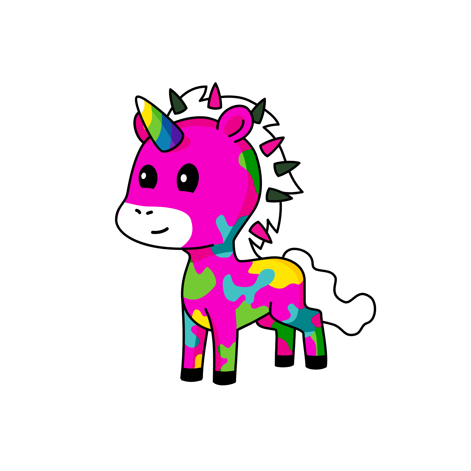 Sciechy, the unicorn