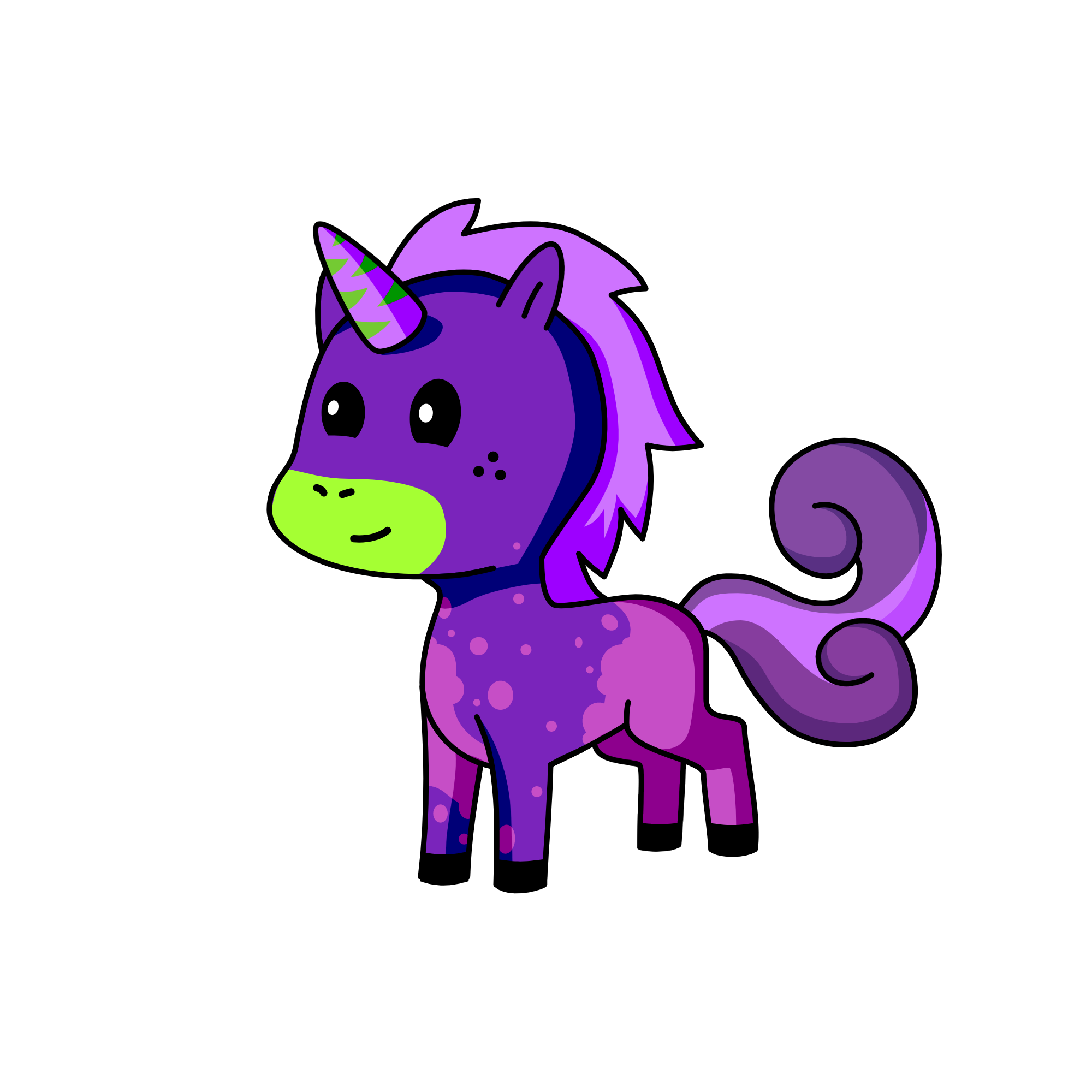 Grape a corn, the unicorn