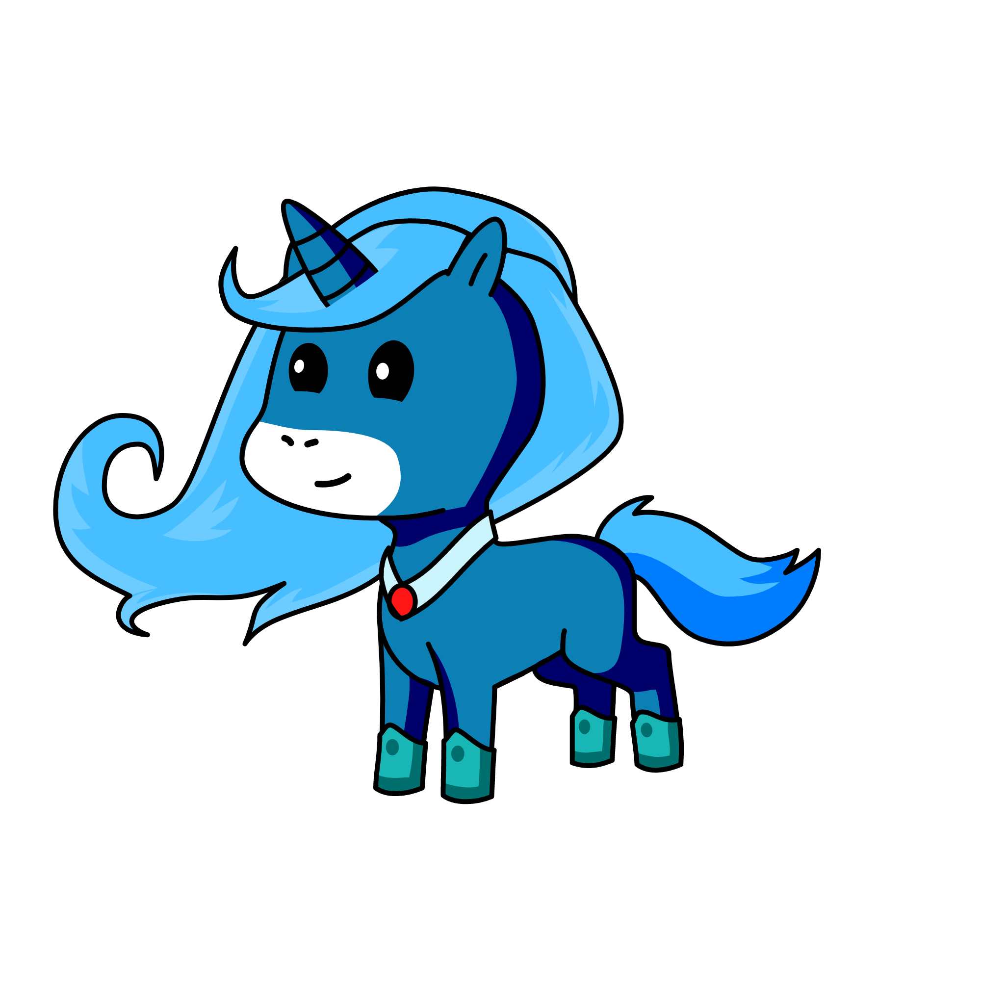 Aurora, the unicorn