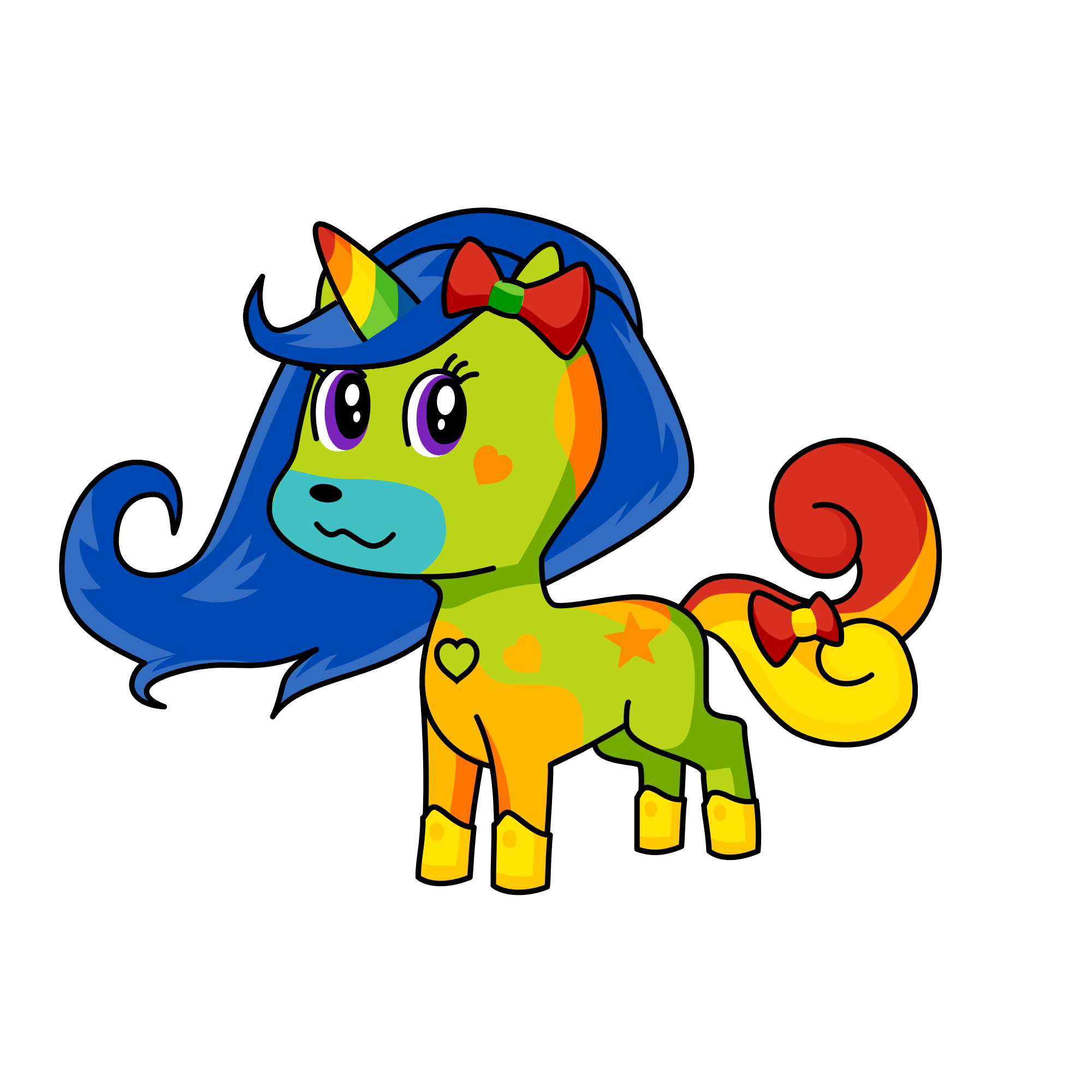 👩🏾🦳cutenesses , the unicorn