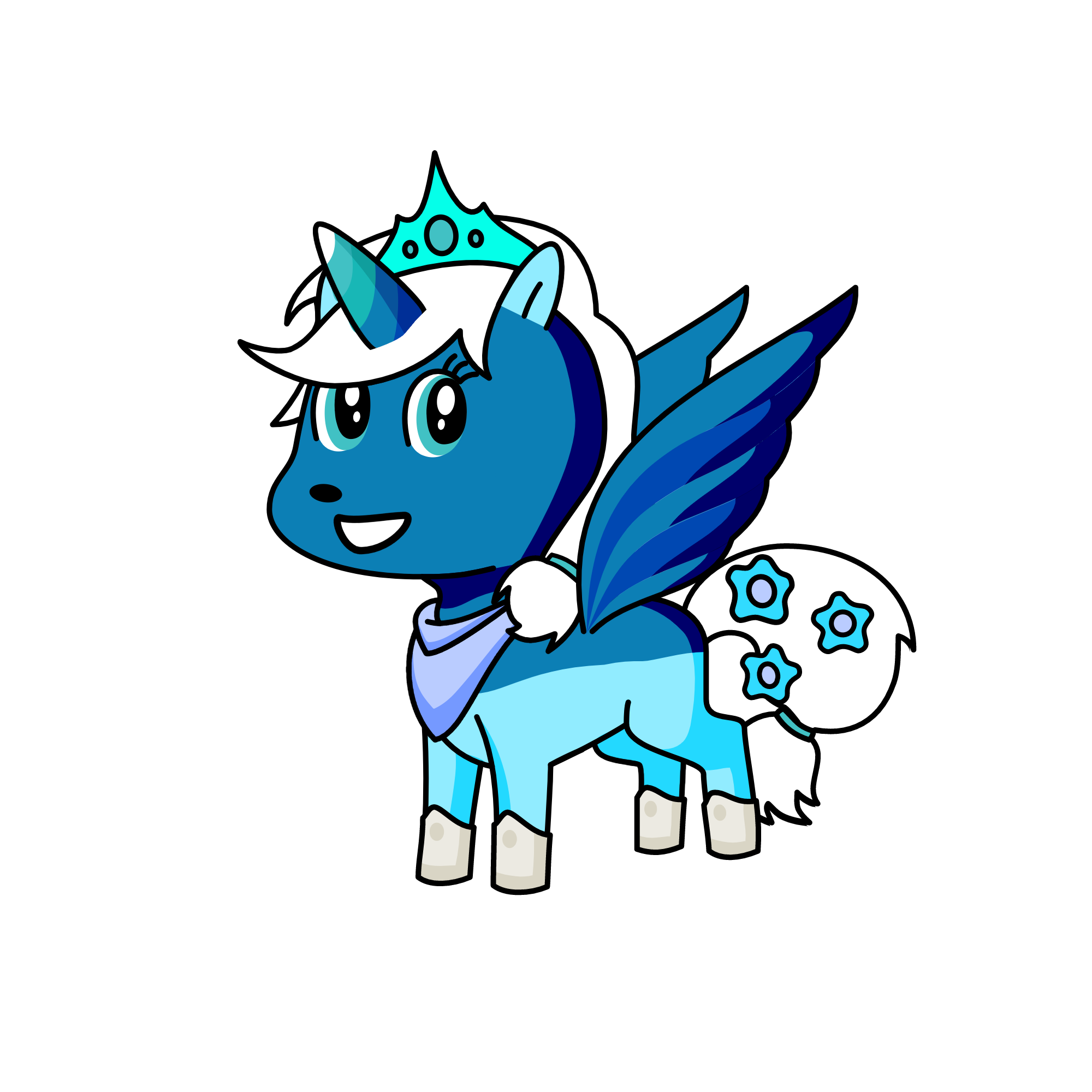 Princess Icy, the unicorn