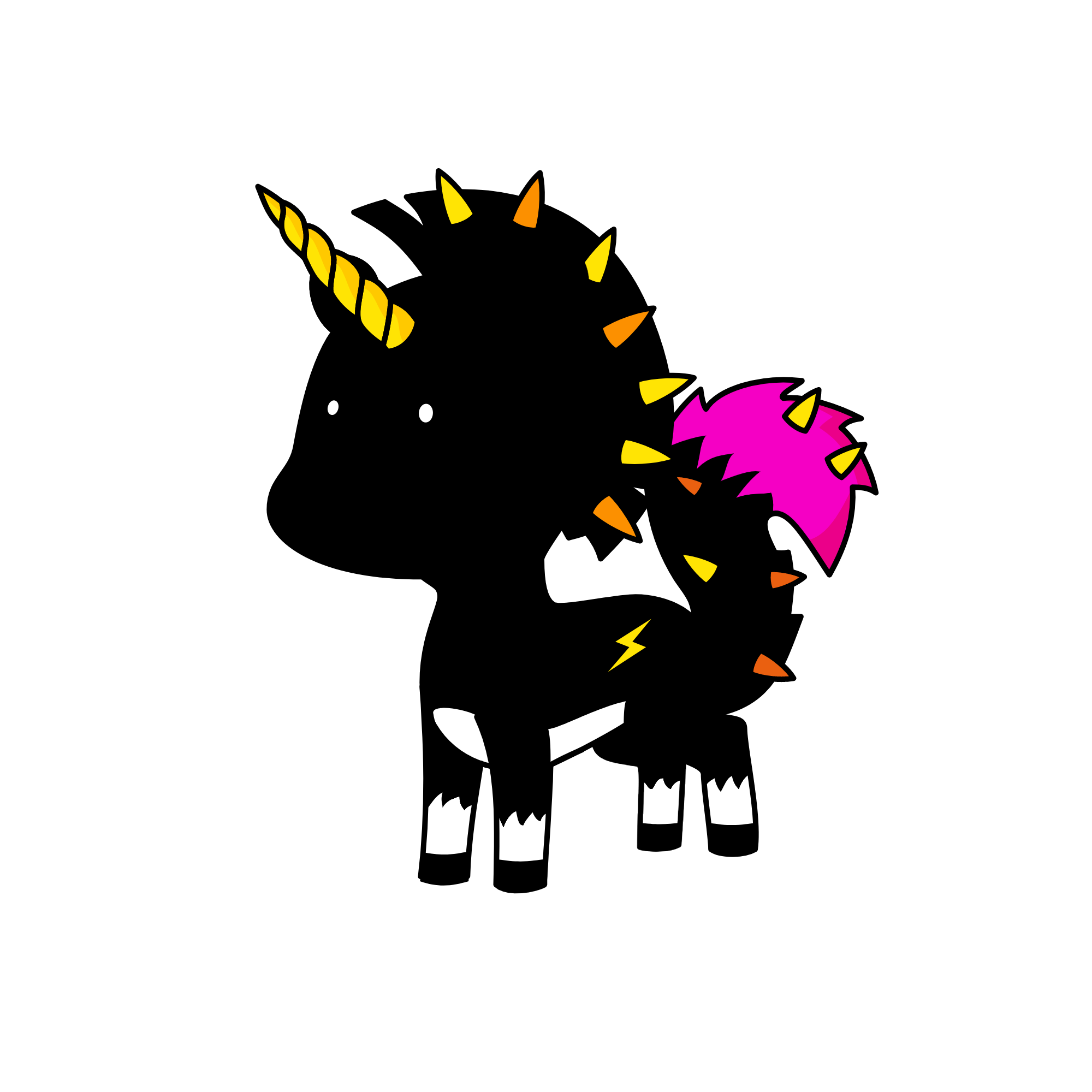 Punk, the unicorn