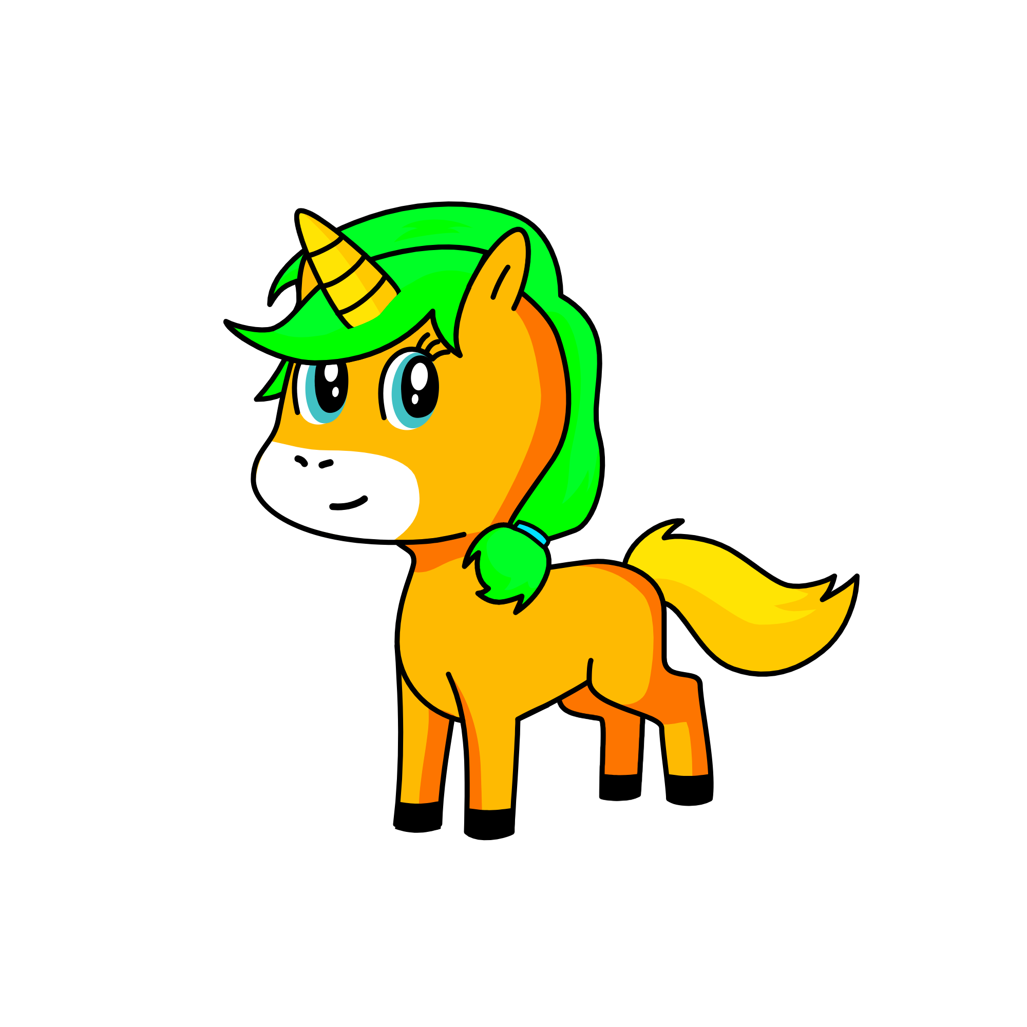 Appledash, the unicorn