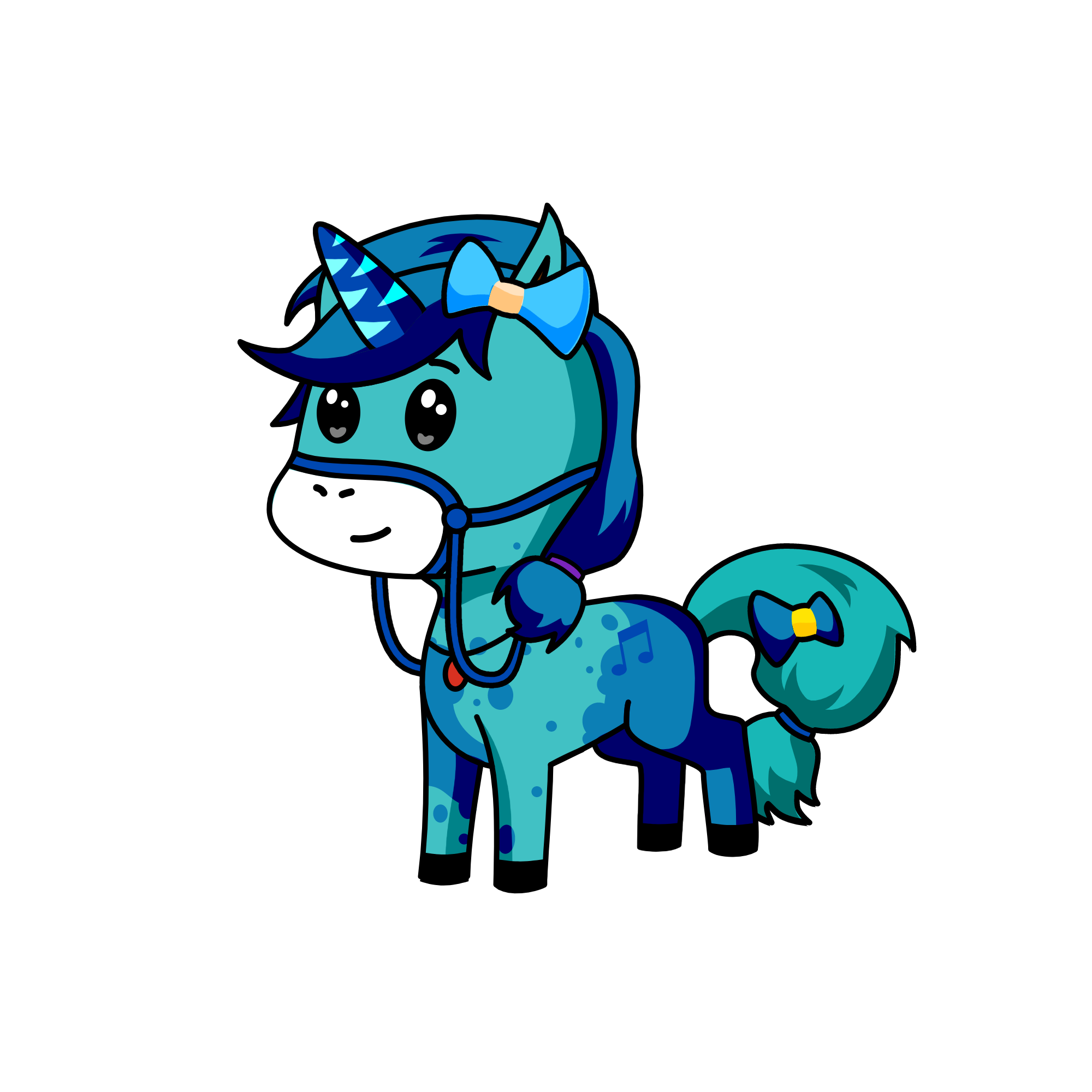 snowy, the unicorn