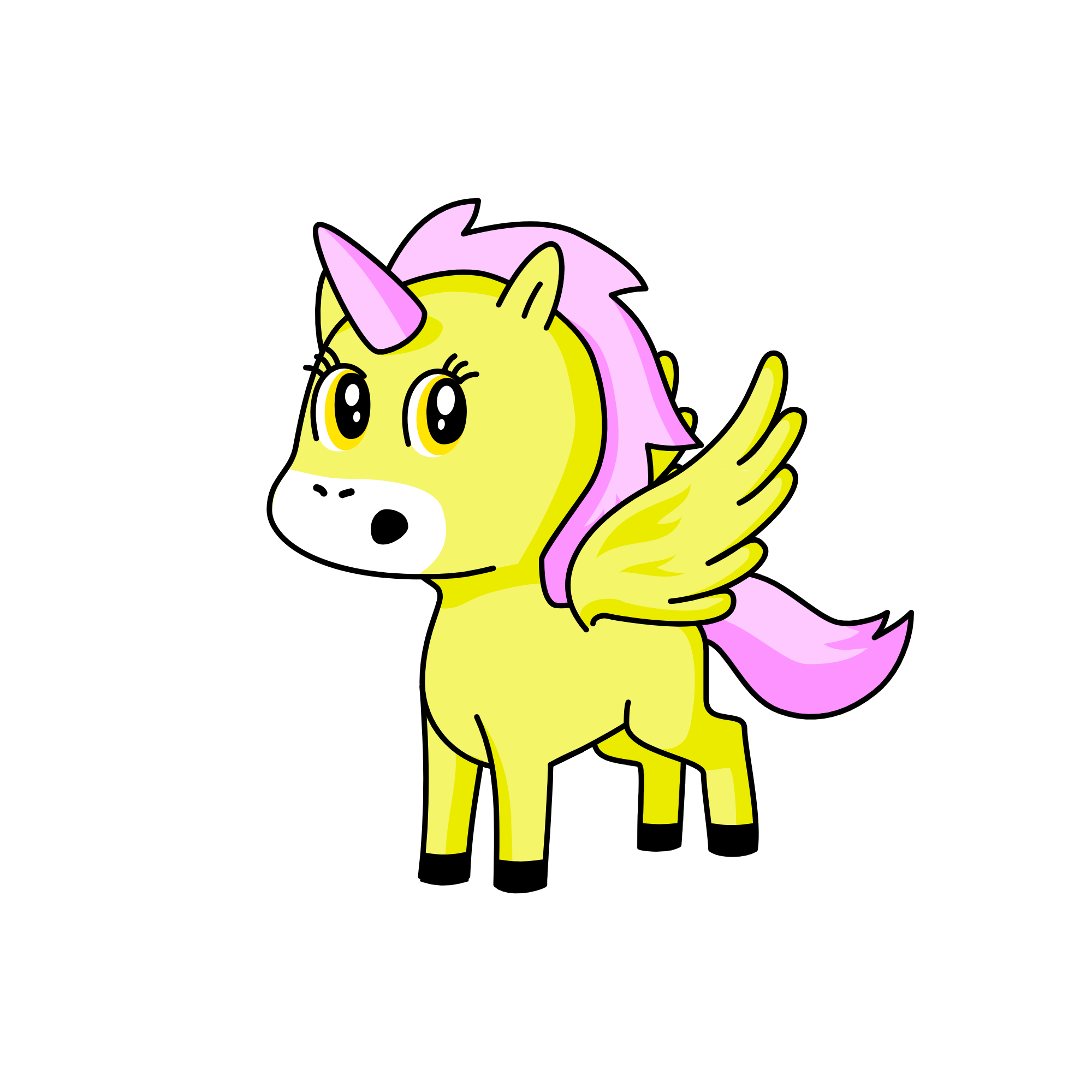 Fluttershy, the unicorn