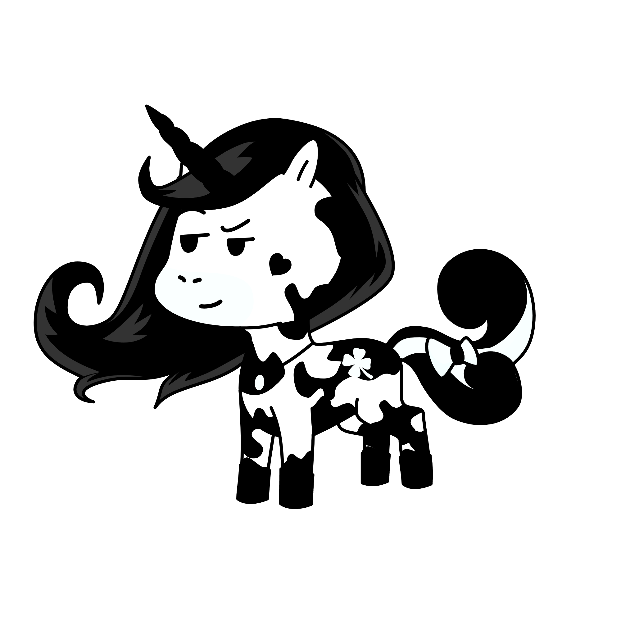 cow, the unicorn