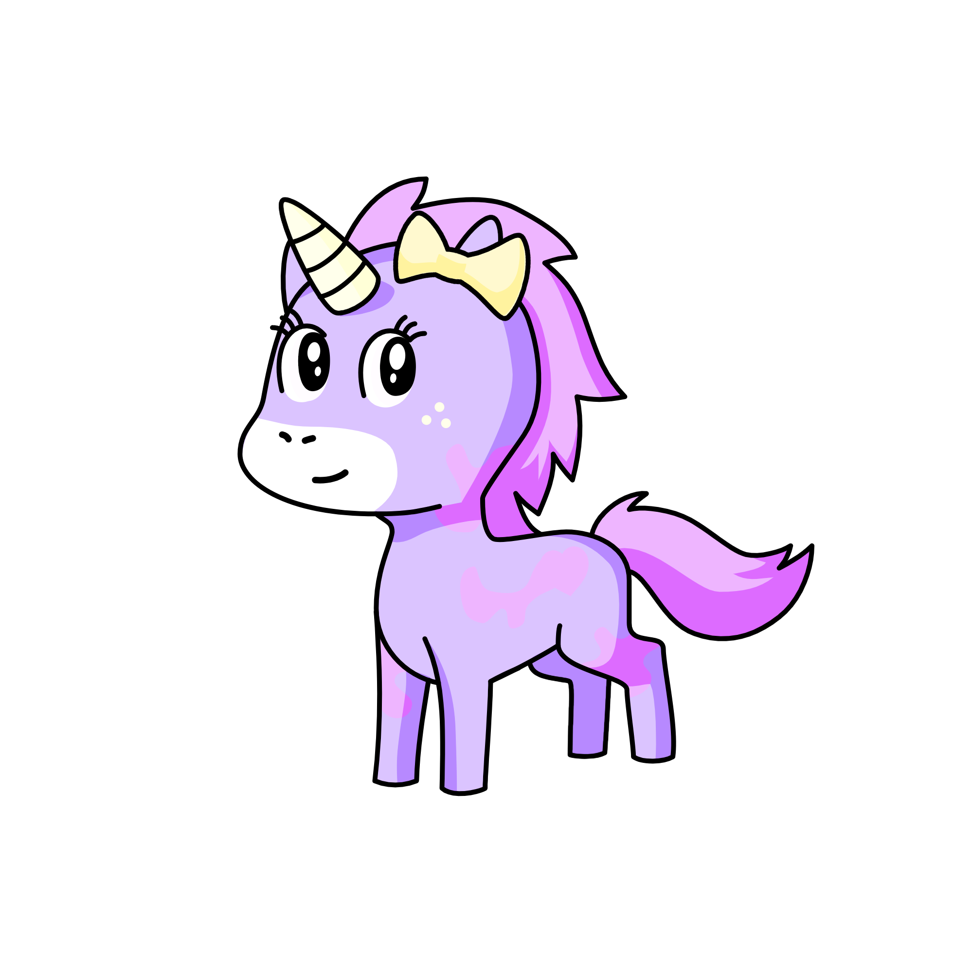Pastel, the unicorn