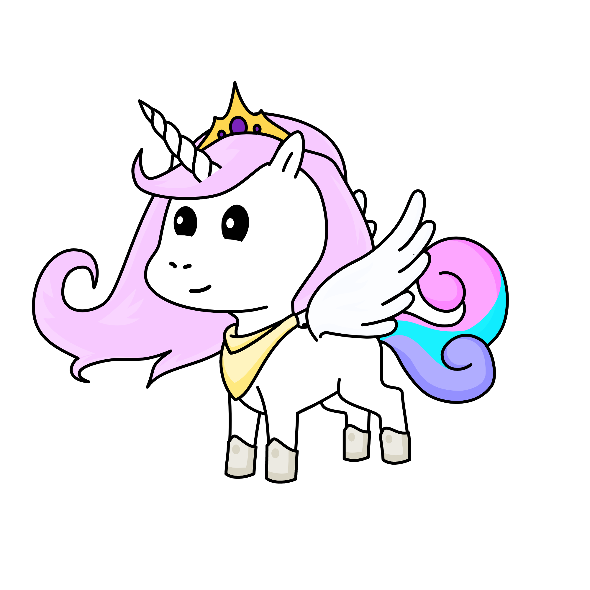 Princess Celestia, the unicorn
