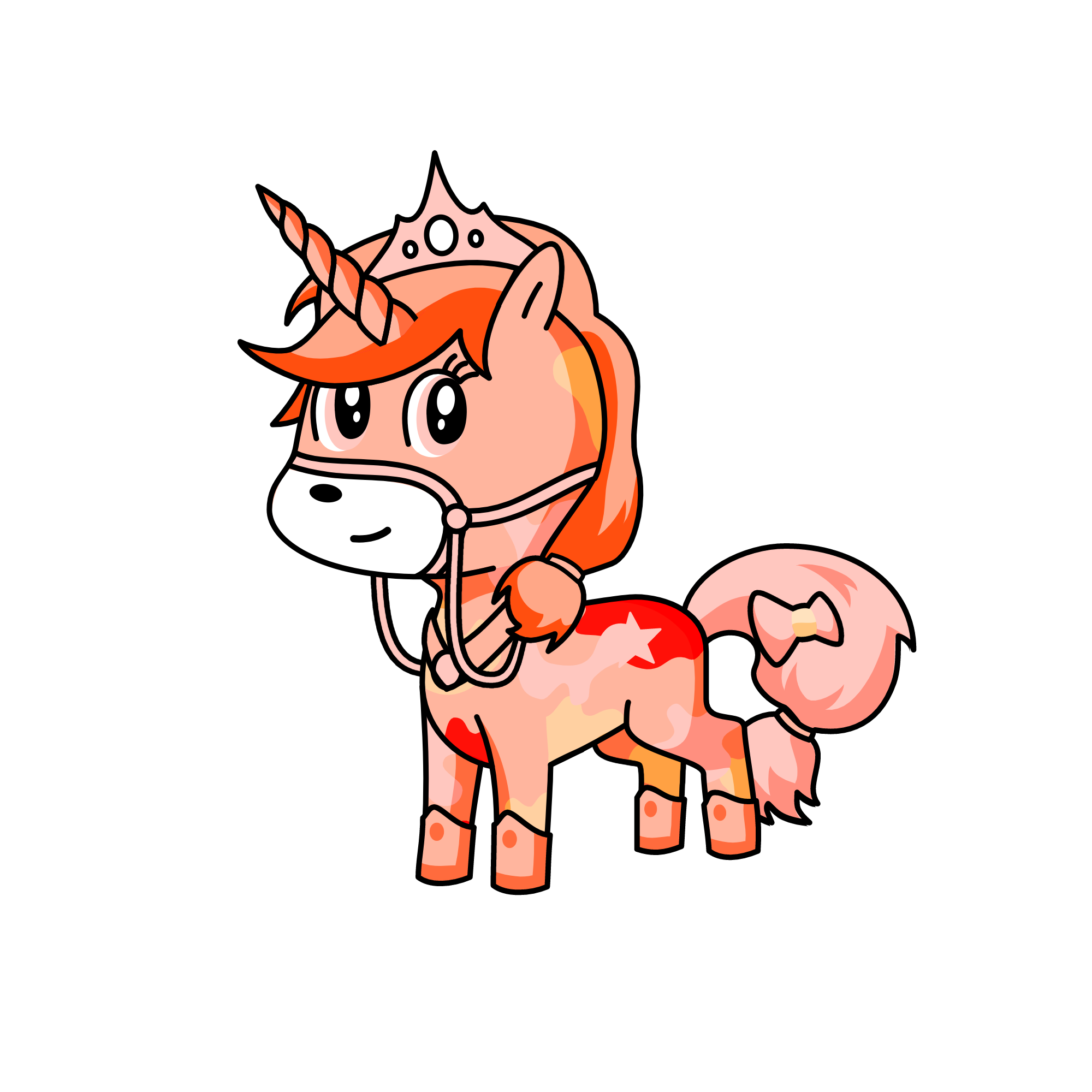 stormy desert, the unicorn