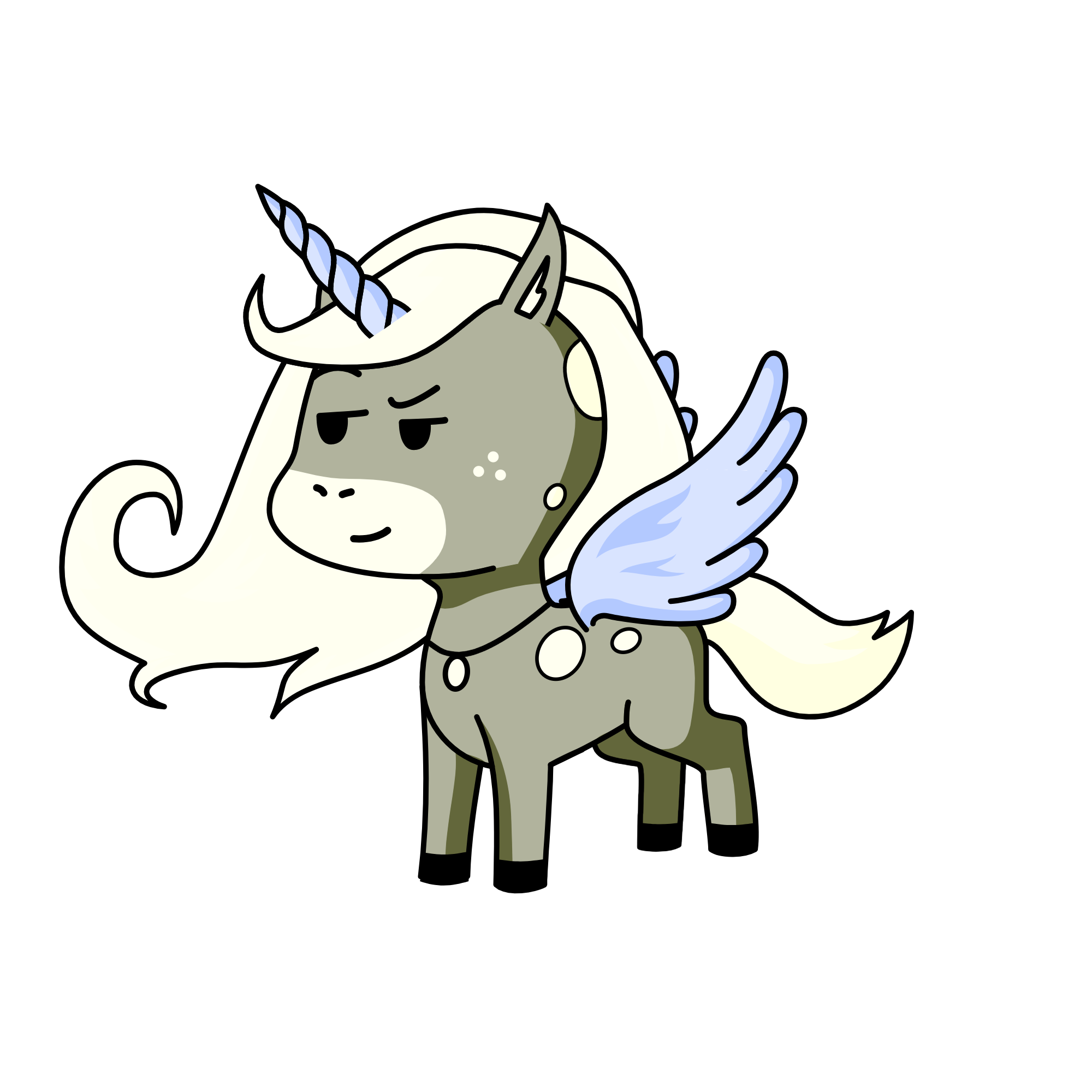 Moon, the unicorn