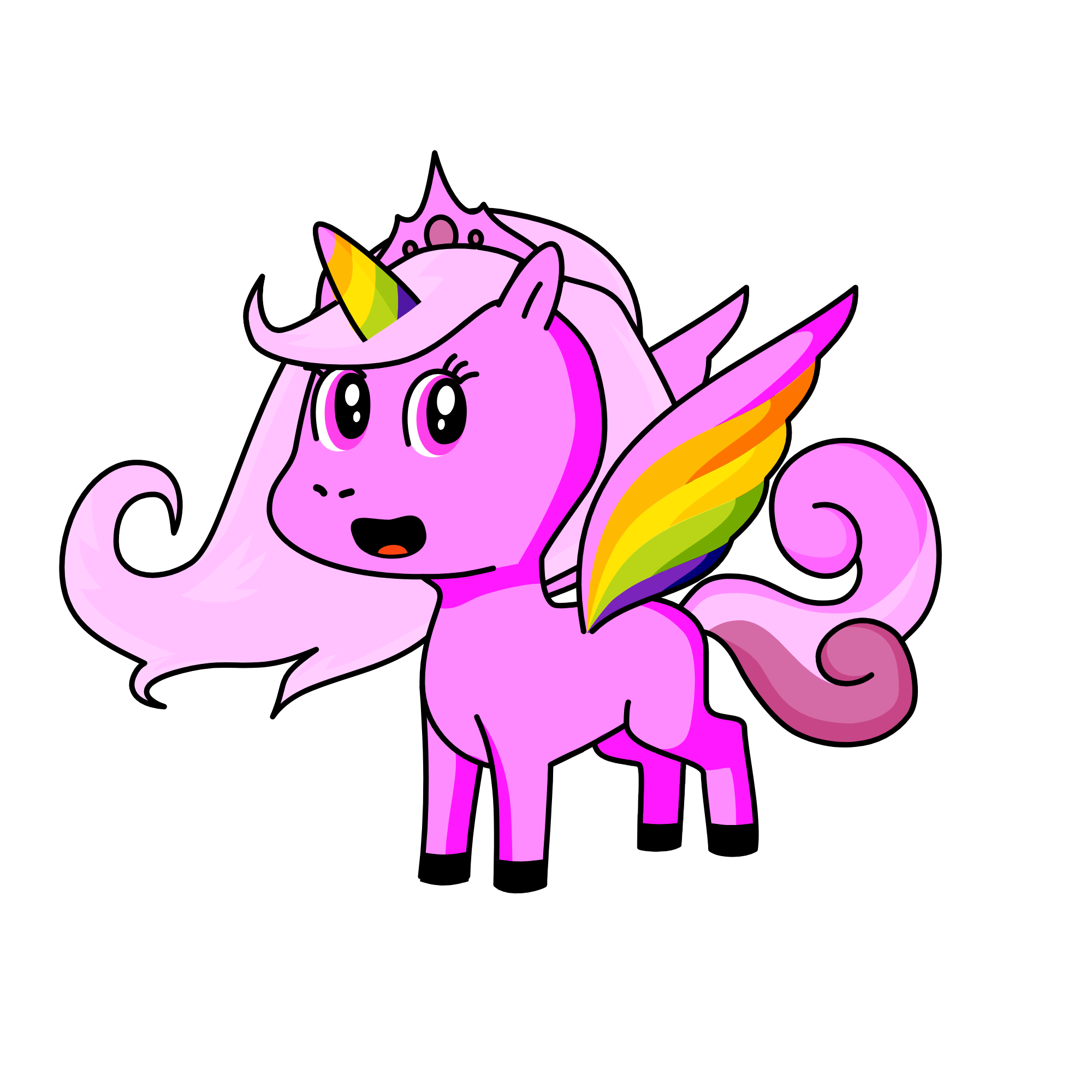 sh, the unicorn