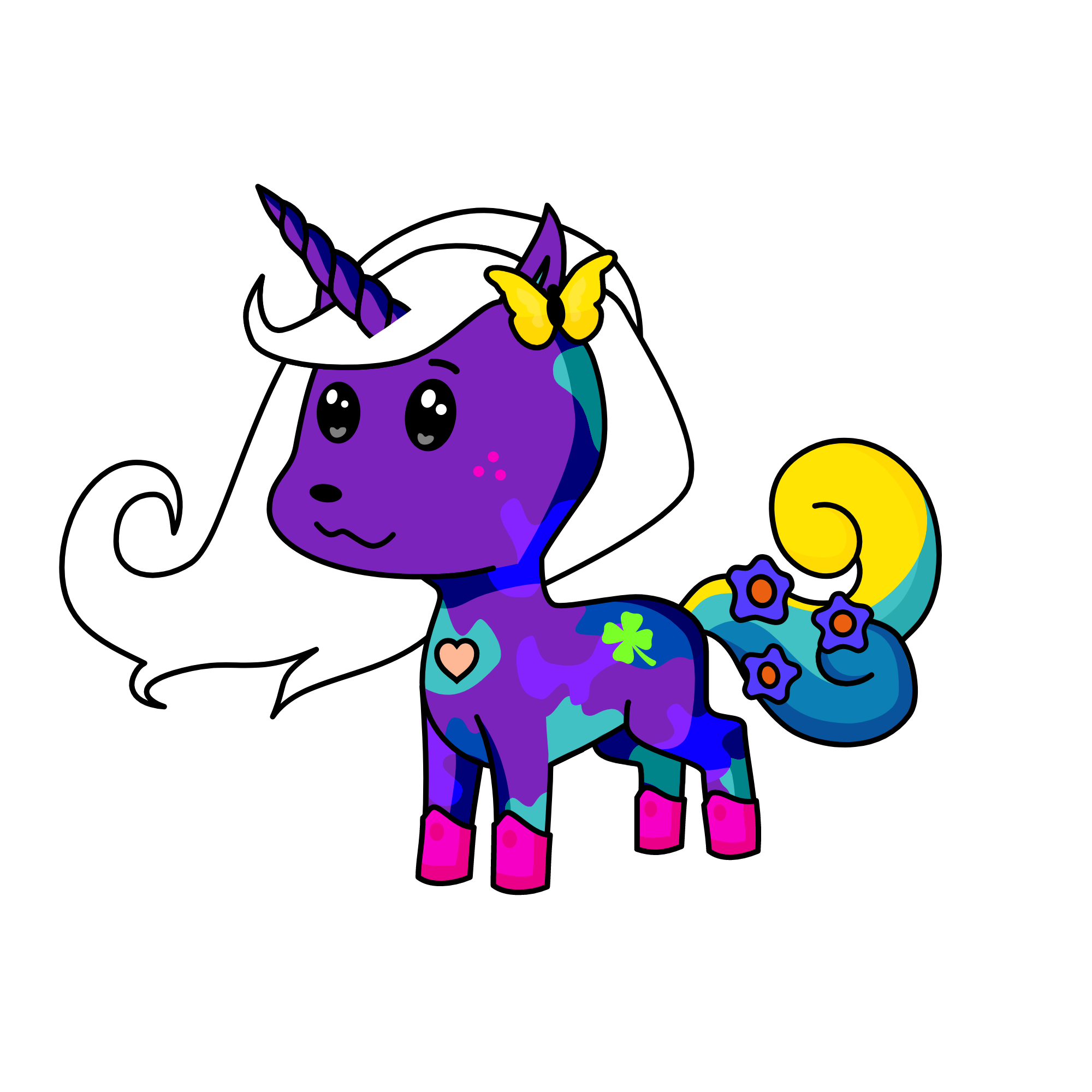 CLOVER :) 🥰, the unicorn