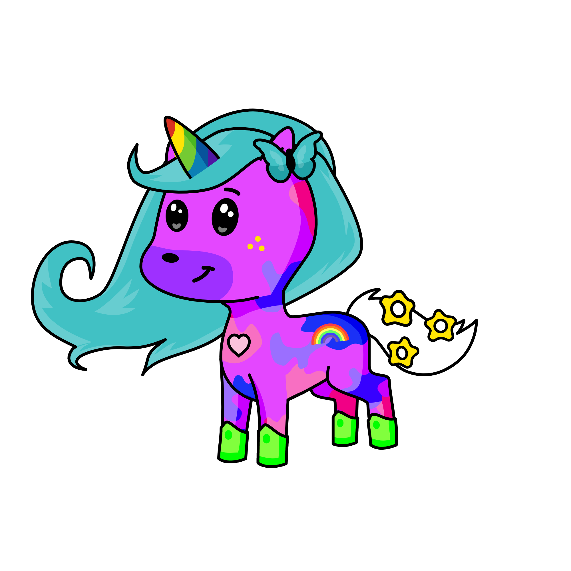 cotton candy -.-, the unicorn