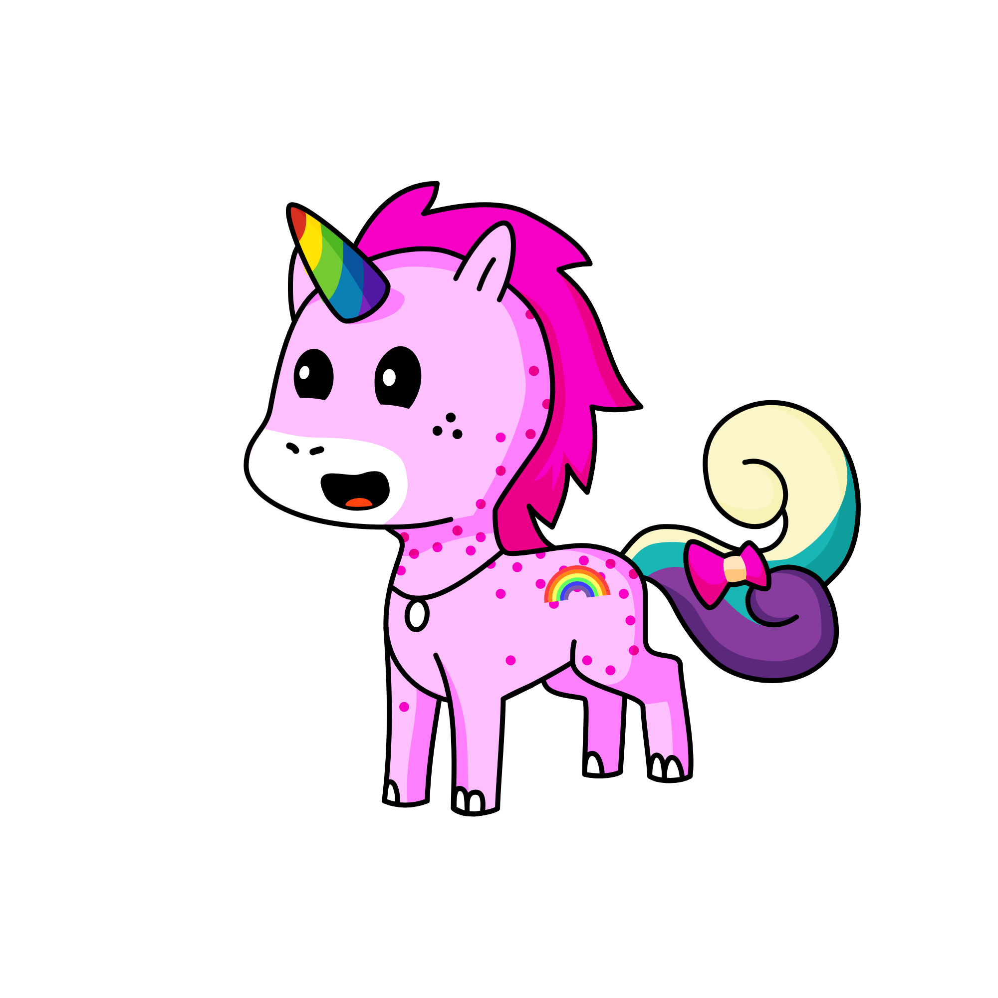 rainbow, the unicorn