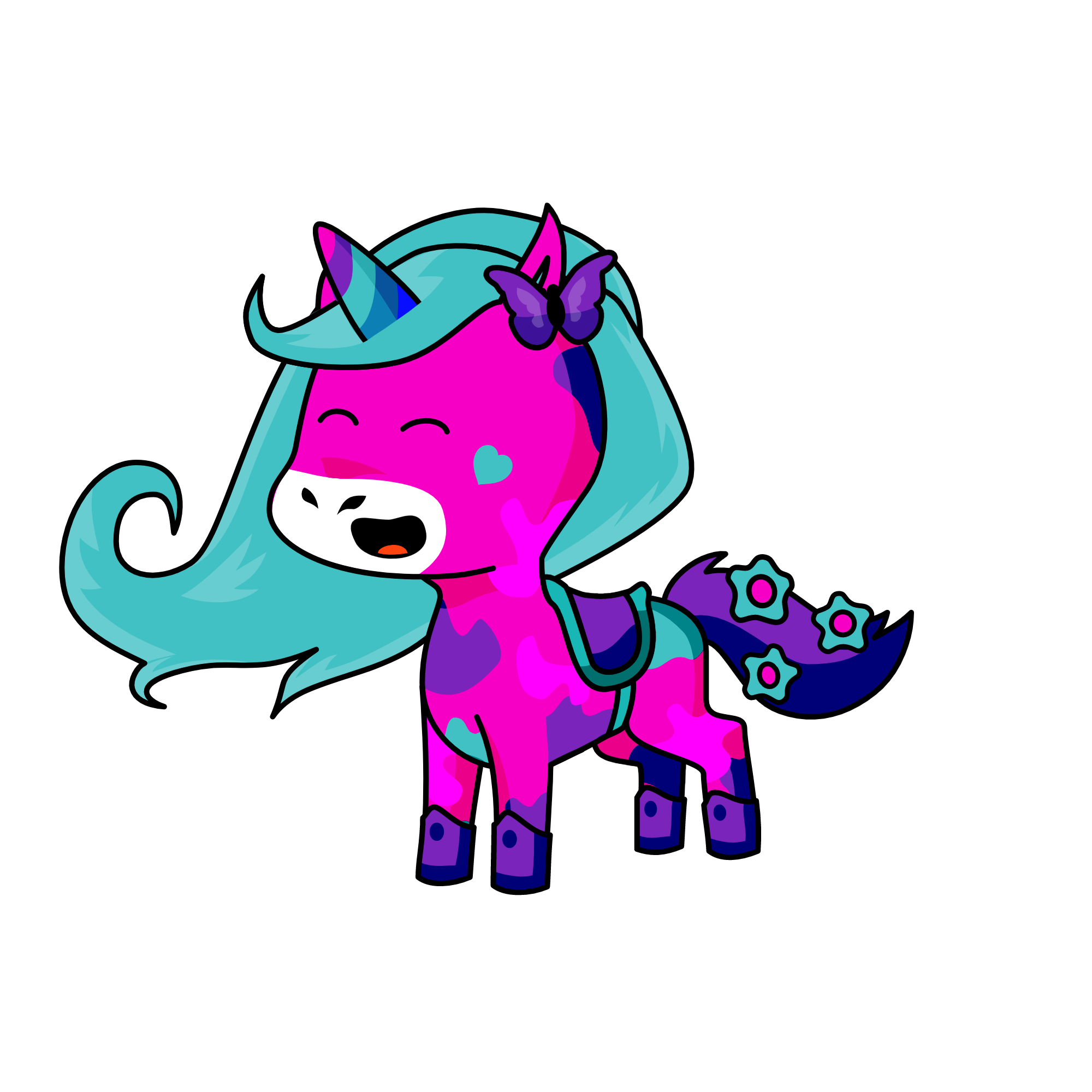 Unikeet, the unicorn