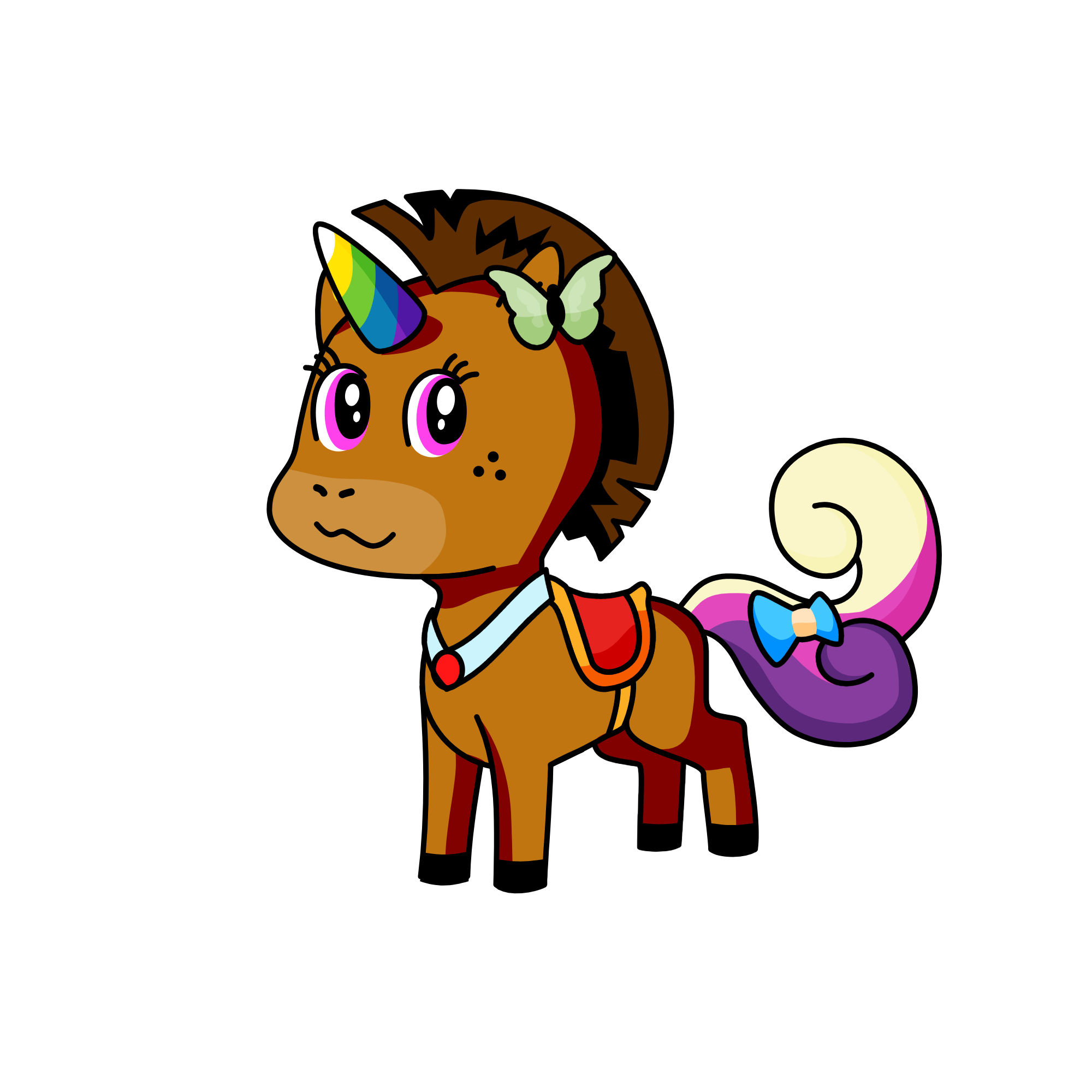 fluttercorn, the unicorn