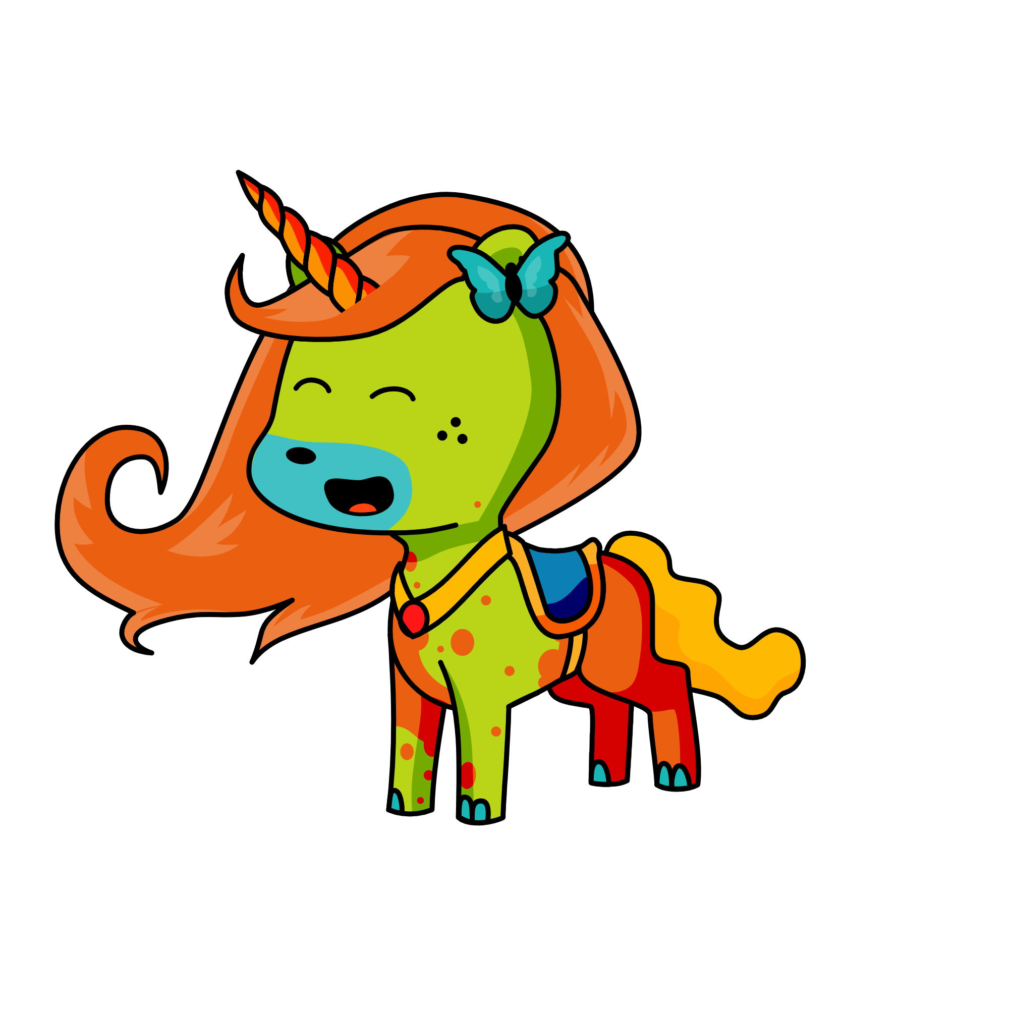popcorn, the unicorn