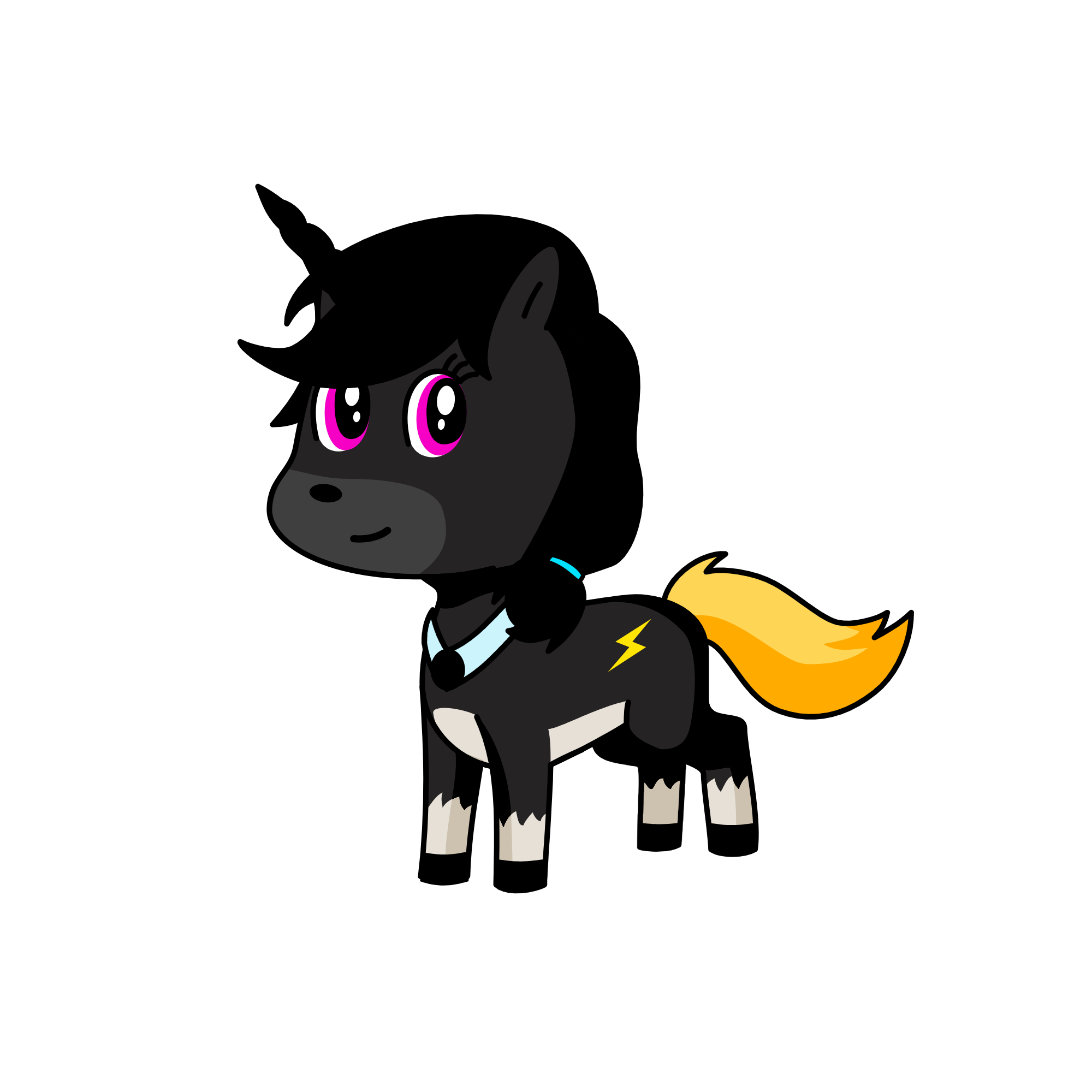 Shadow, the unicorn