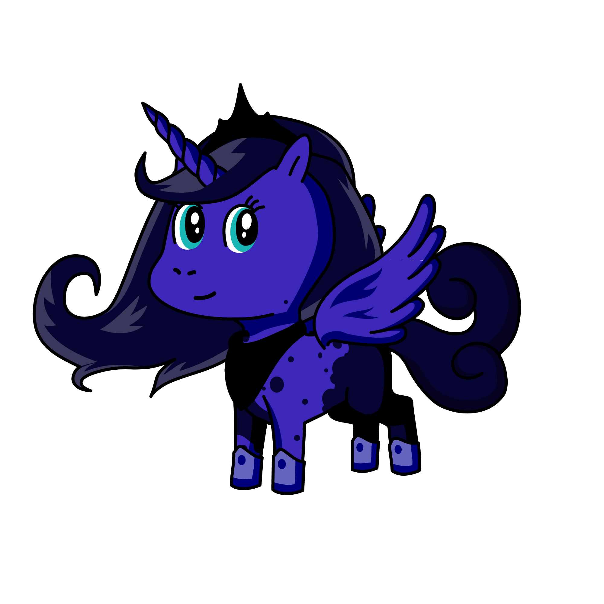 Princess Luna, the unicorn