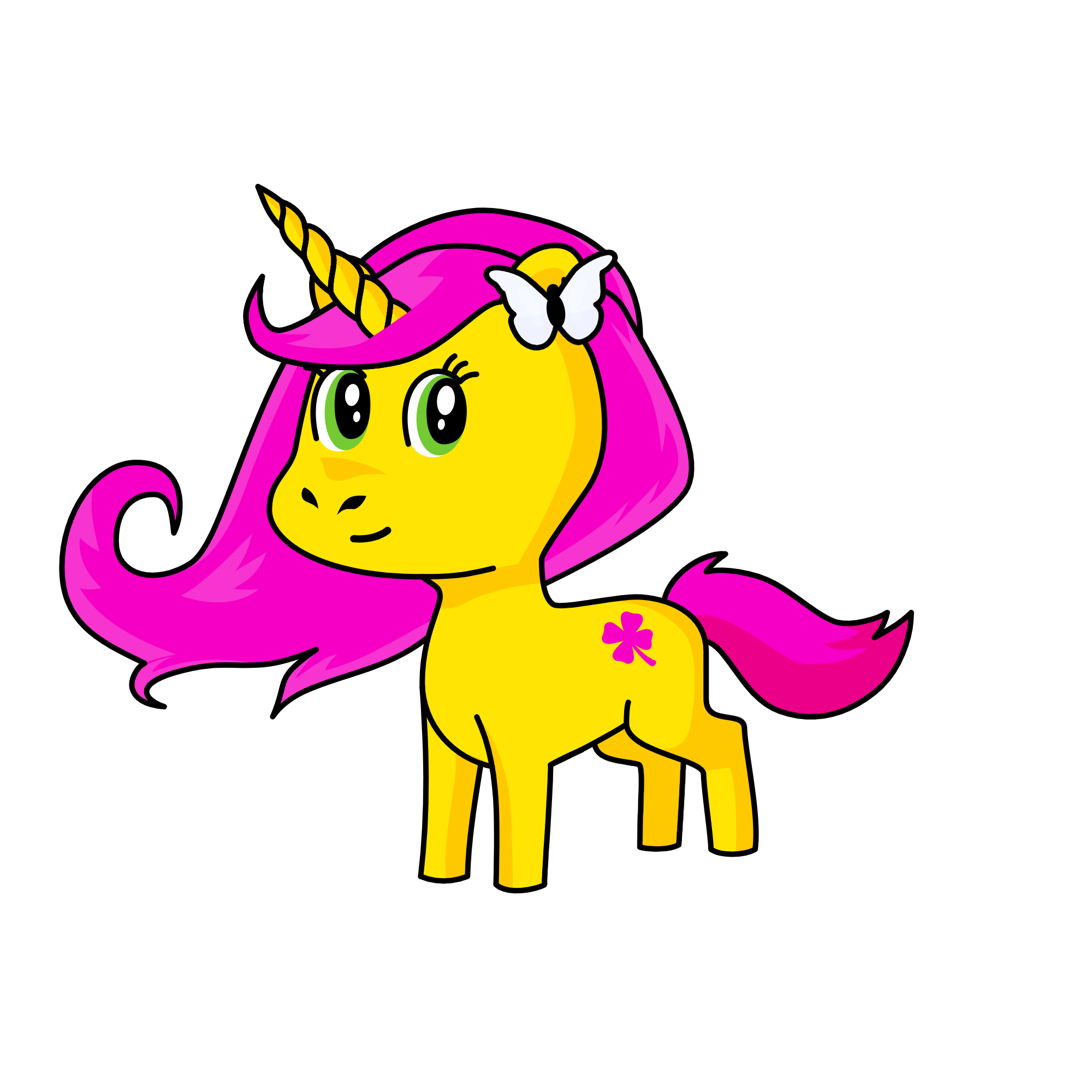 Fluttershy, the unicorn