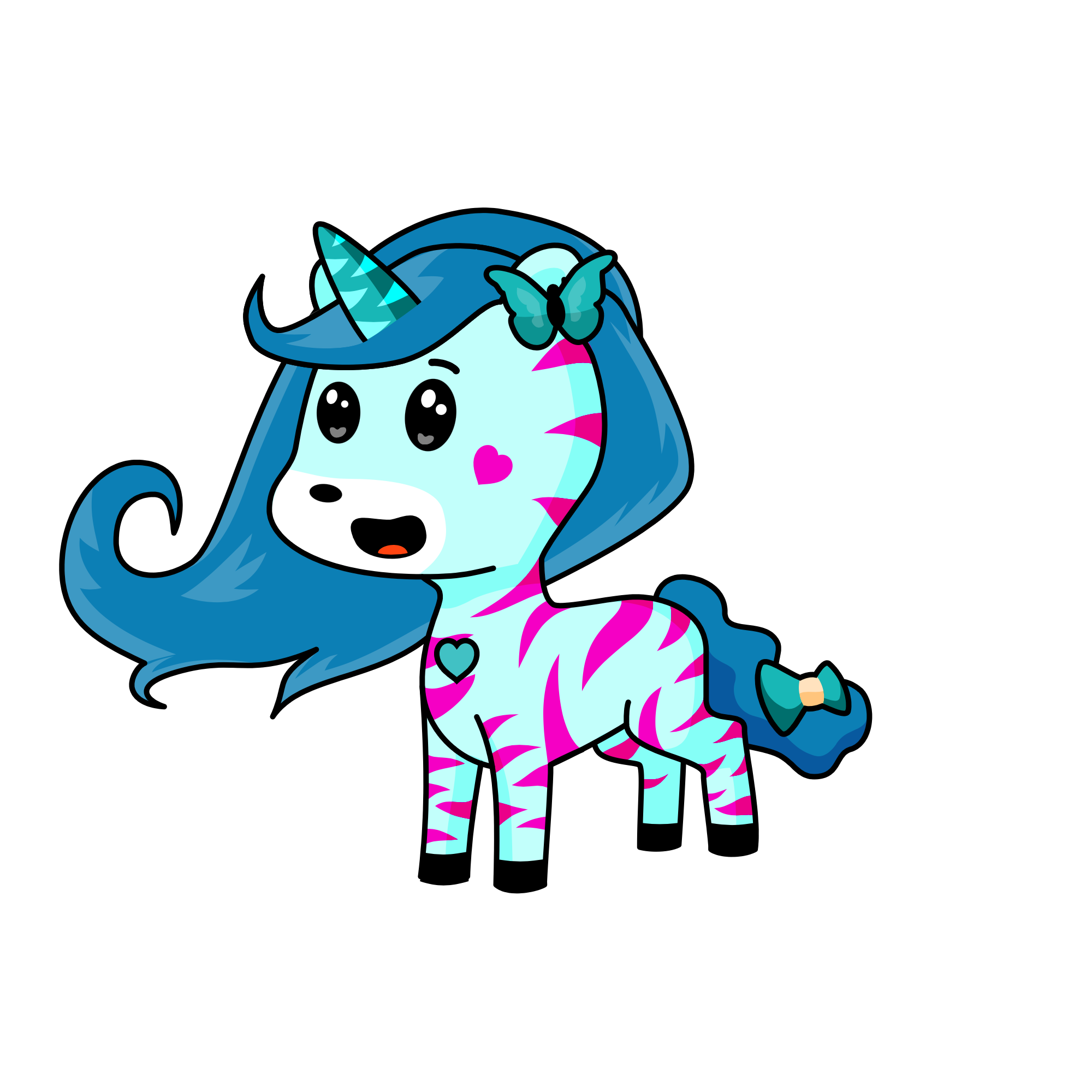 Super blue, the unicorn